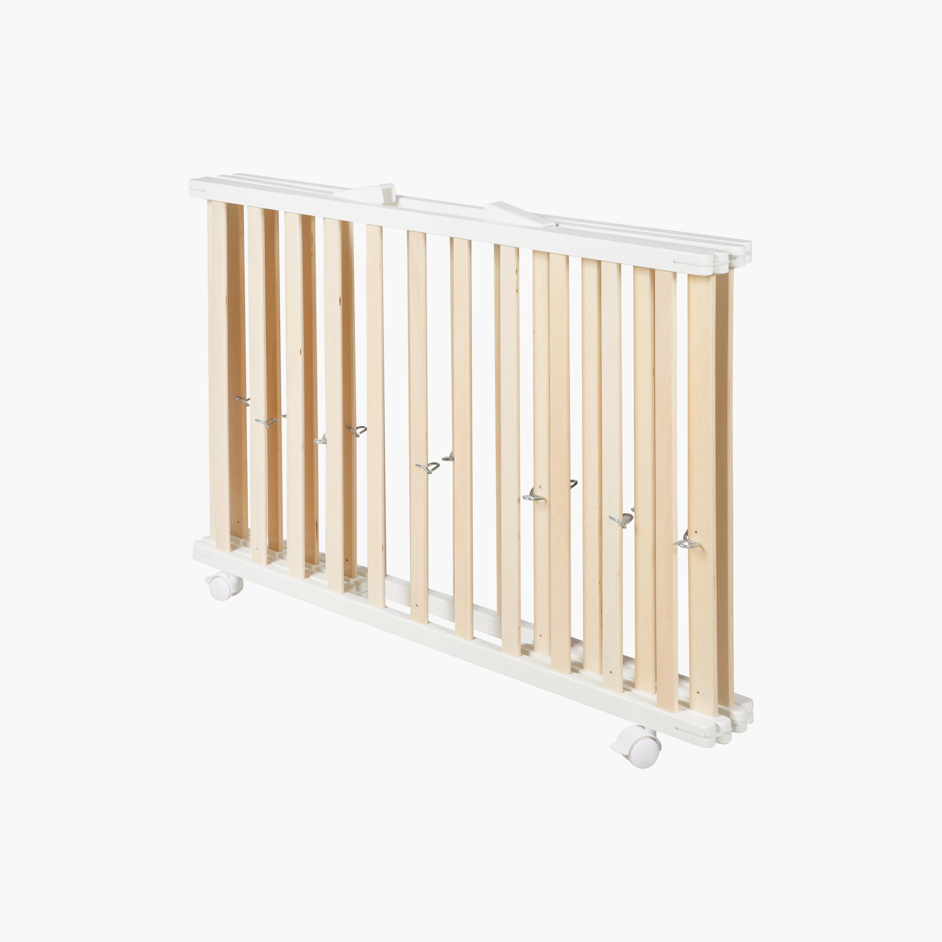 Roba Wooden Foldable Playpen, White-baby-infantactivity-playpensandplaymats-image-2