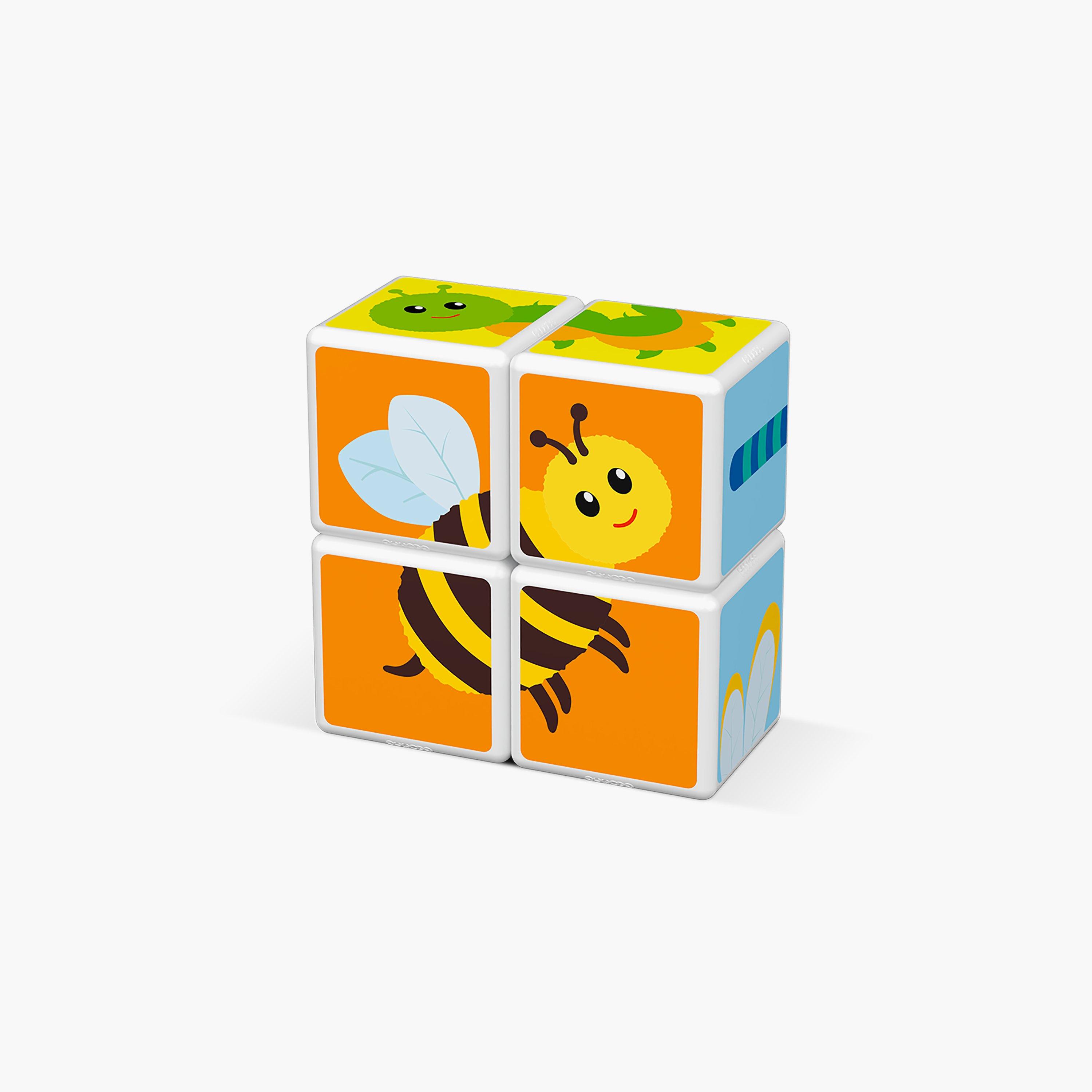 Geomag 7-Piece Magicube Printed Insects + Cards-toys-babyandtoddlertoys-shapesorters-image-4