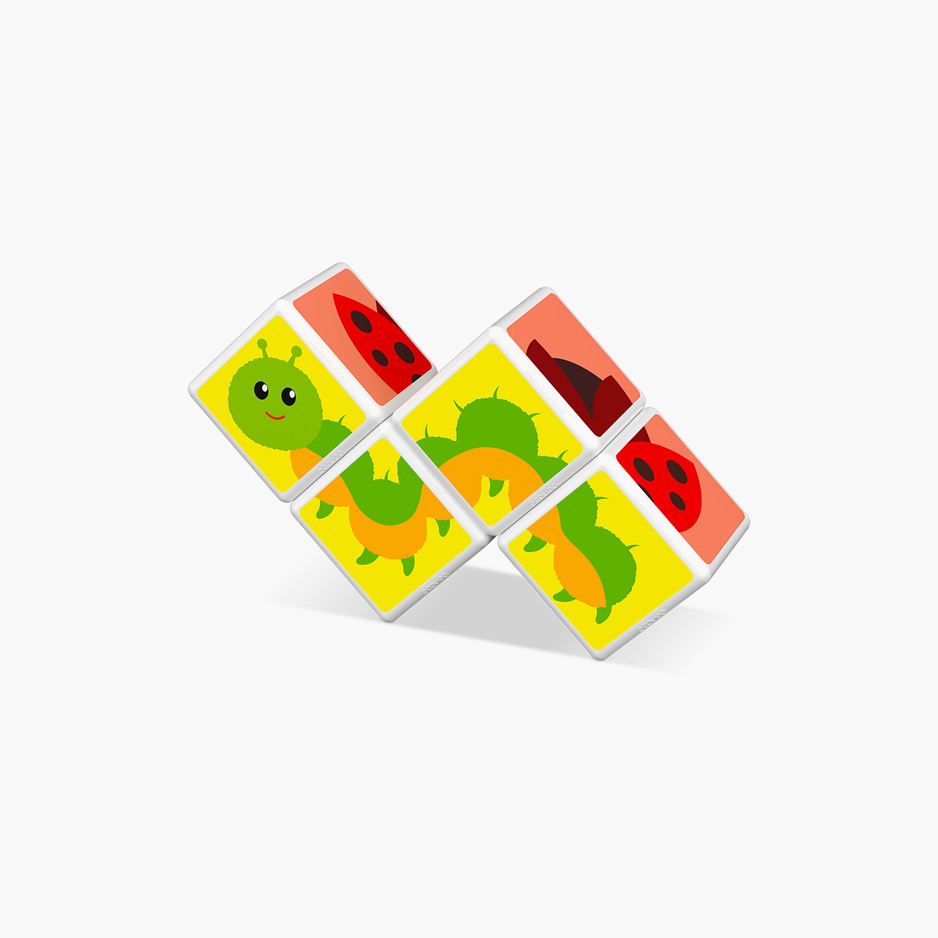 Geomag 7-Piece Magicube Printed Insects + Cards-toys-babyandtoddlertoys-shapesorters-image-5