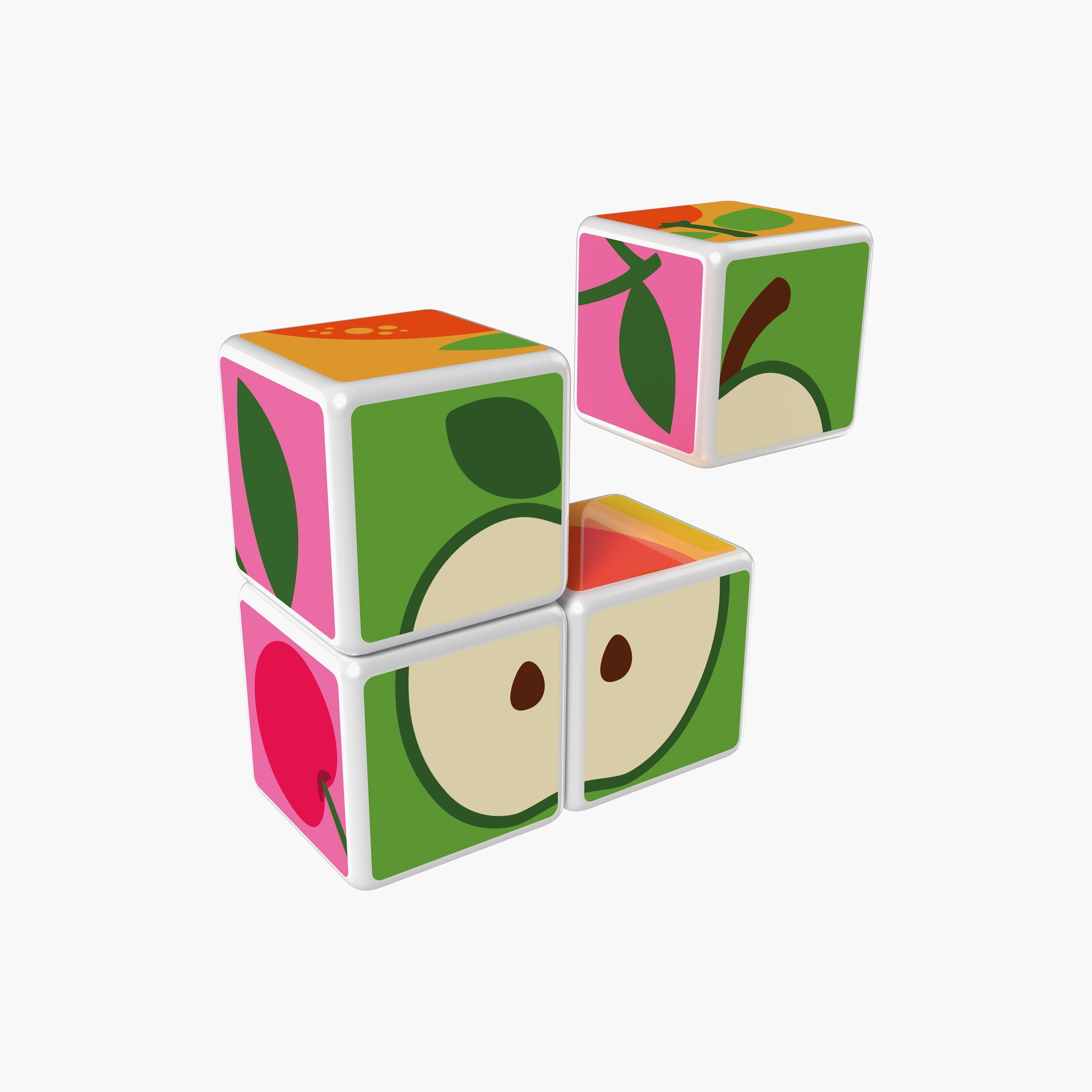 Geomag 7-Piece Magicube Printed Fruit + Cards-toys-babyandtoddlertoys-shapesorters-image-2