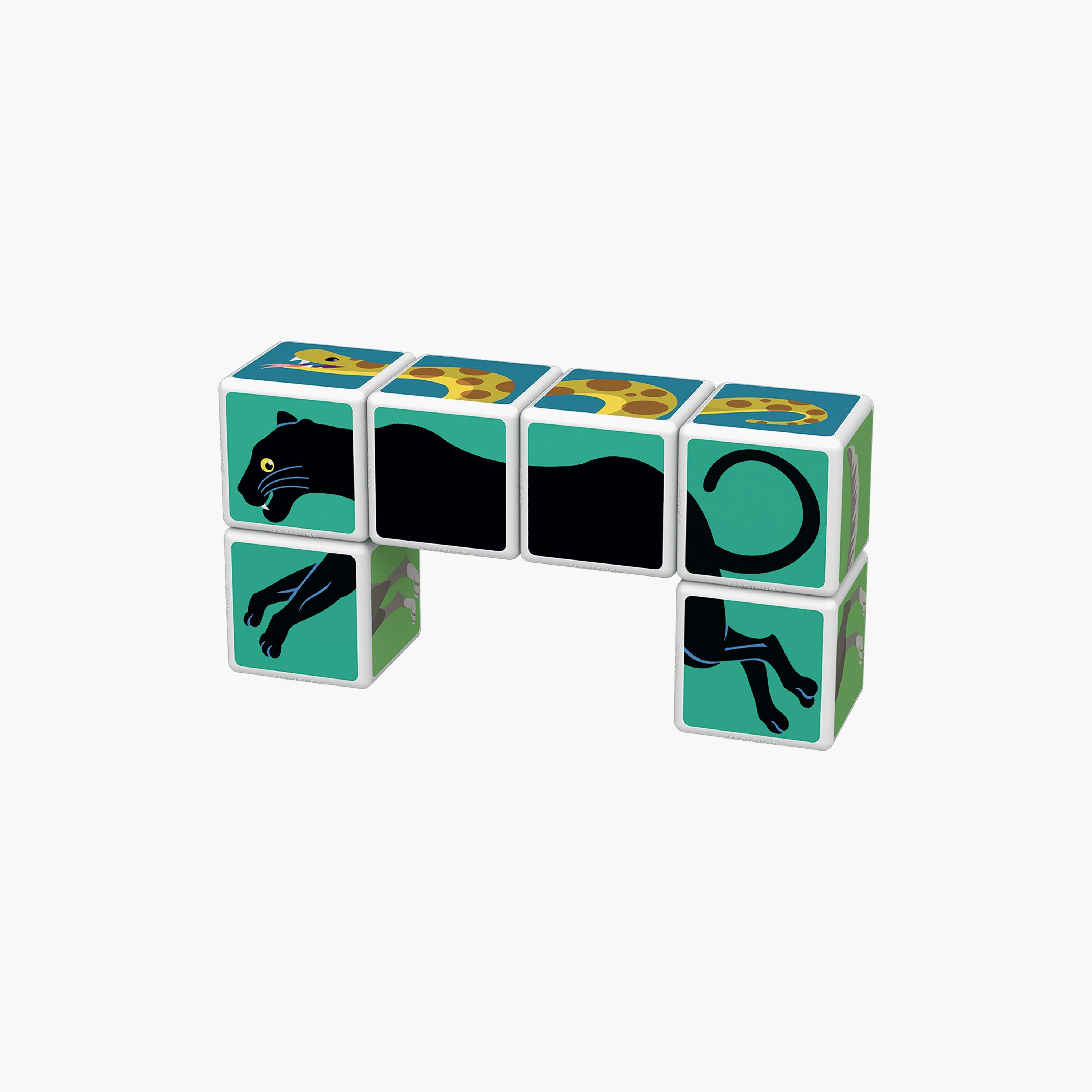 Geomag 9-Piece Magicube Printed Jungle Animals + Cards-toys-playfigures-animals-image-4
