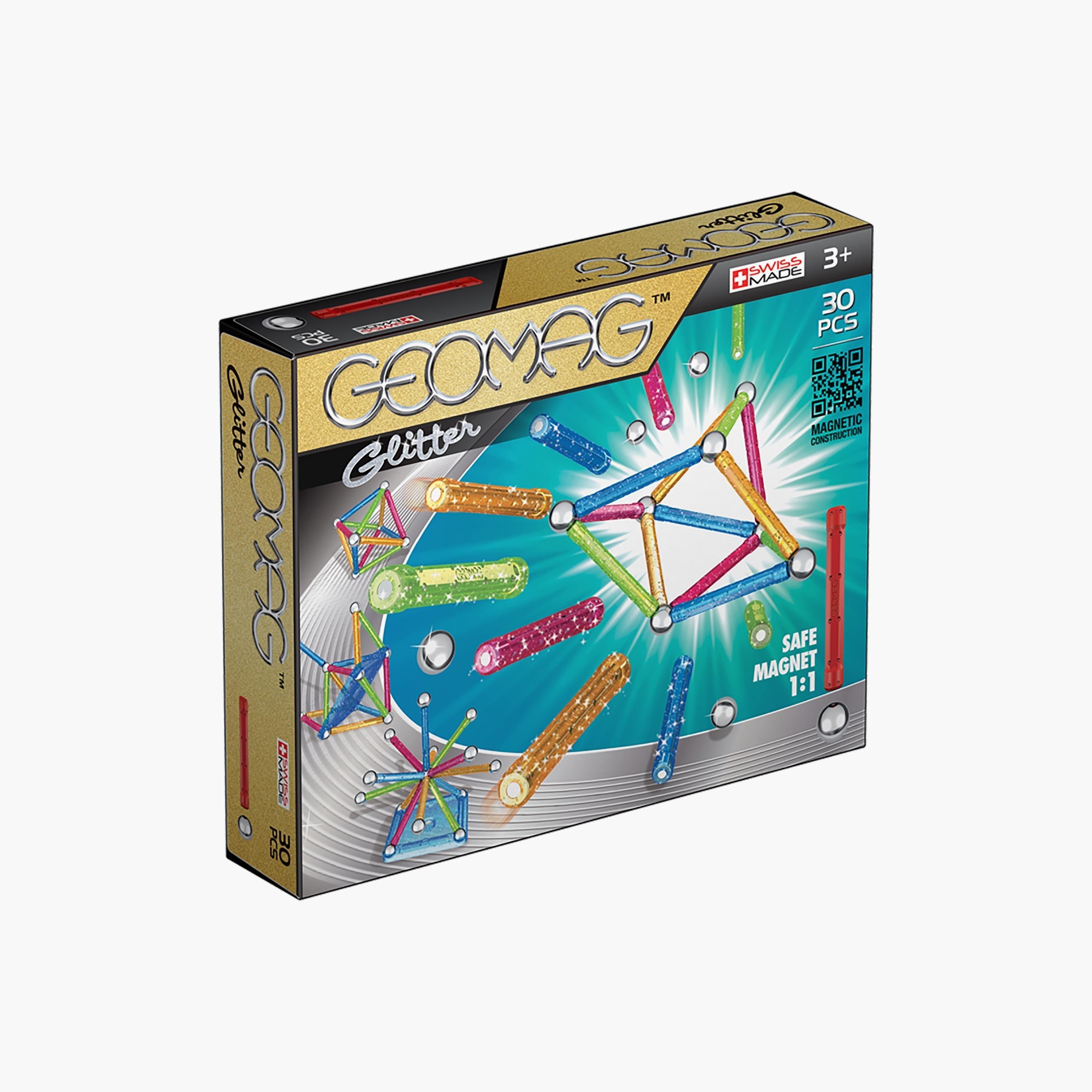Geomag 30-Piece Glitter Magnetic Construction Toy Set-toys-buildingblocks-constructionsets-image-2