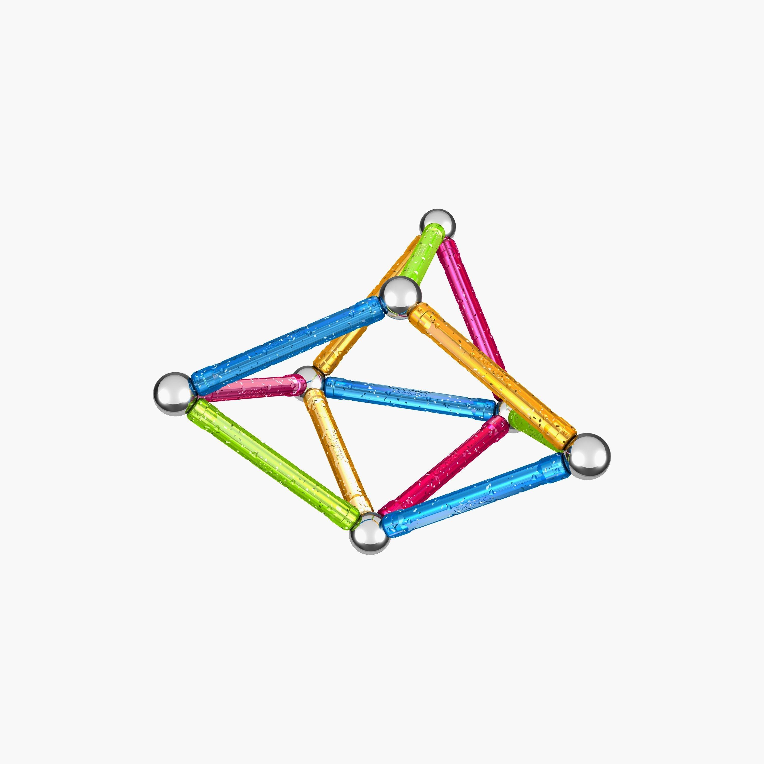 Geomag 30-Piece Glitter Magnetic Construction Toy Set-toys-buildingblocks-constructionsets-image-3