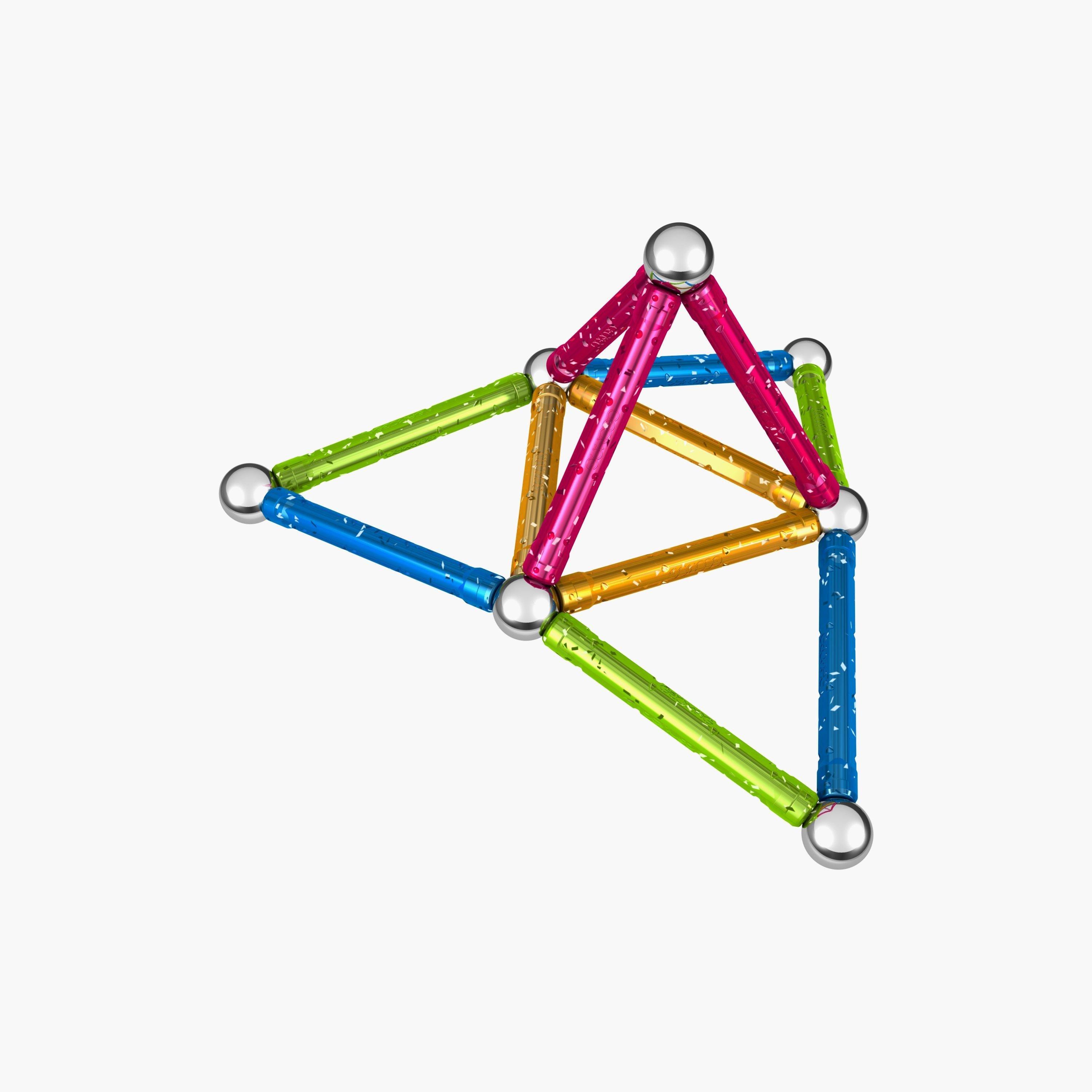Geomag 30-Piece Glitter Magnetic Construction Toy Set-toys-buildingblocks-constructionsets-image-4