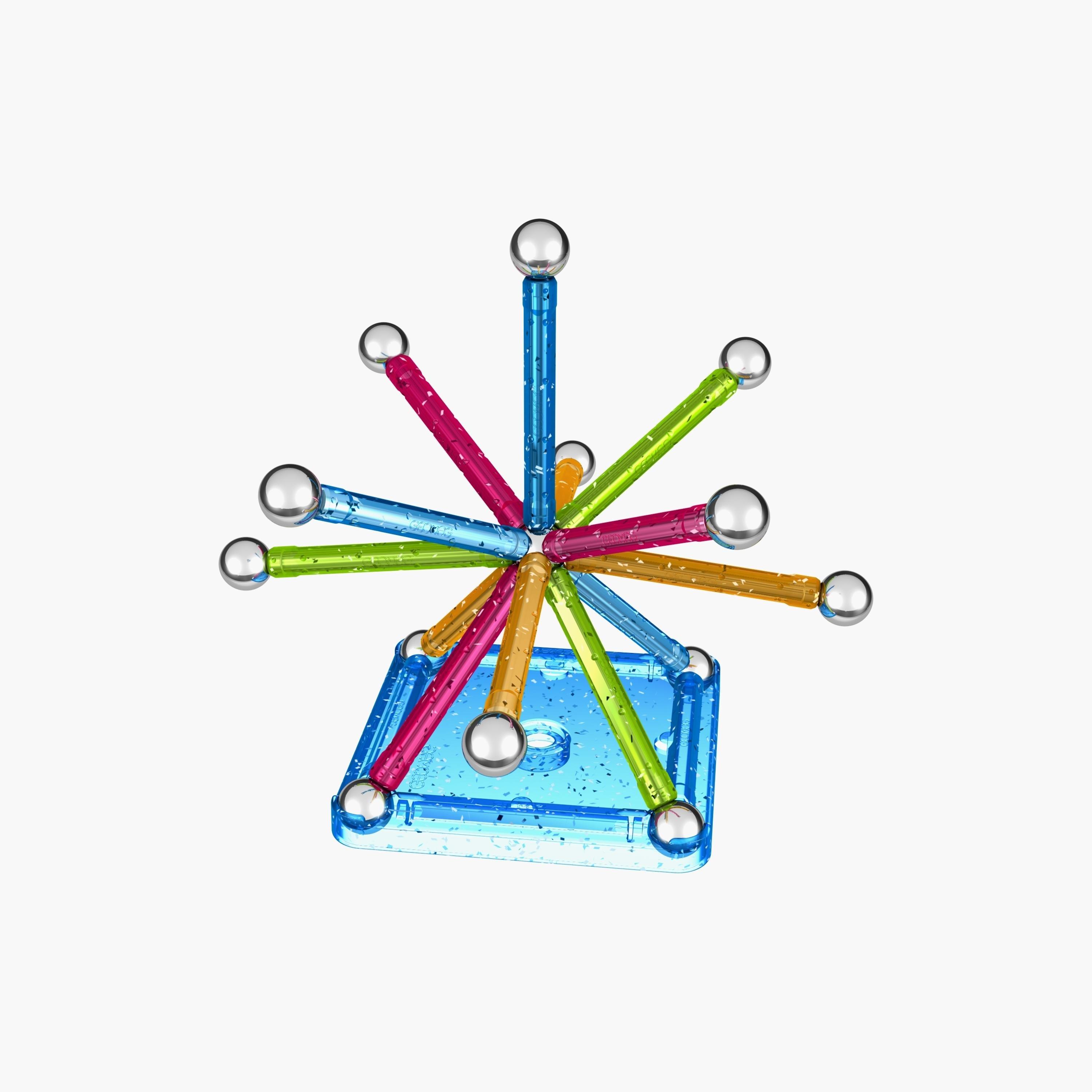 Geomag 30-Piece Glitter Magnetic Construction Toy Set-toys-buildingblocks-constructionsets-image-5