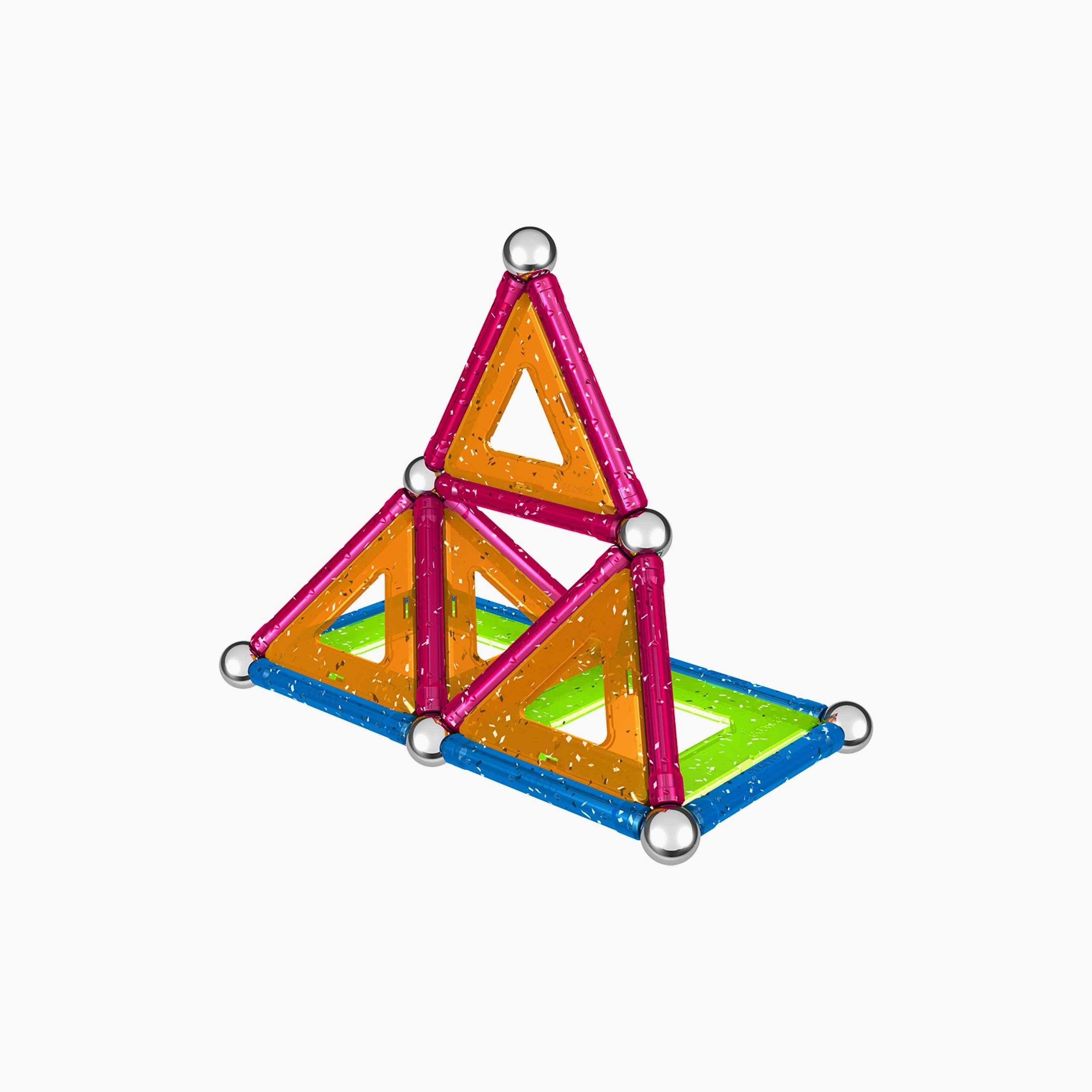 Geomag 44-Piece Glitter Panels Magnetic Construction Toy Set-toys-buildingblocks-constructionsets-image-4