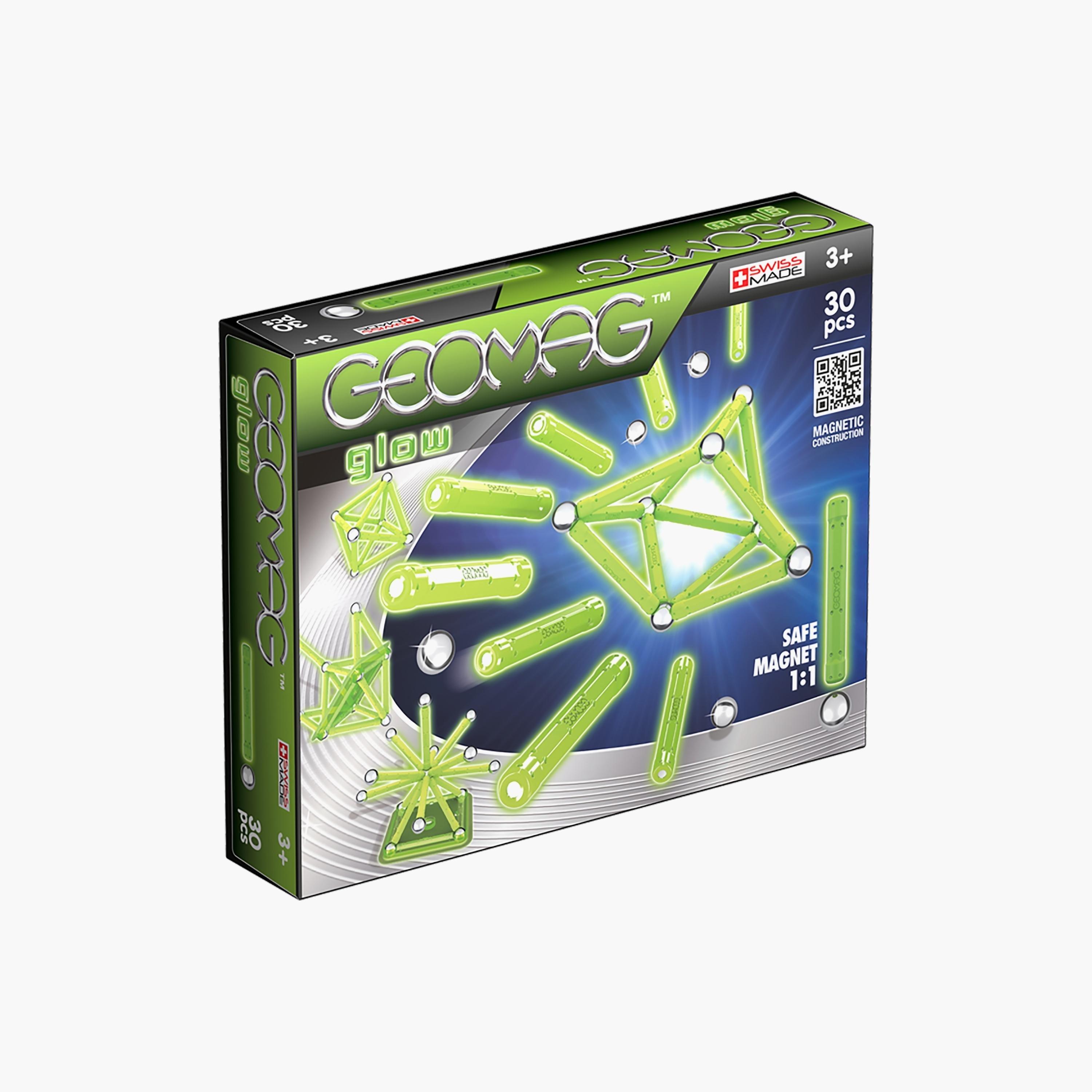 Geomag 30-Piece Glow Magnetic Construction Toy Set-toys-buildingblocks-constructionsets-image-2