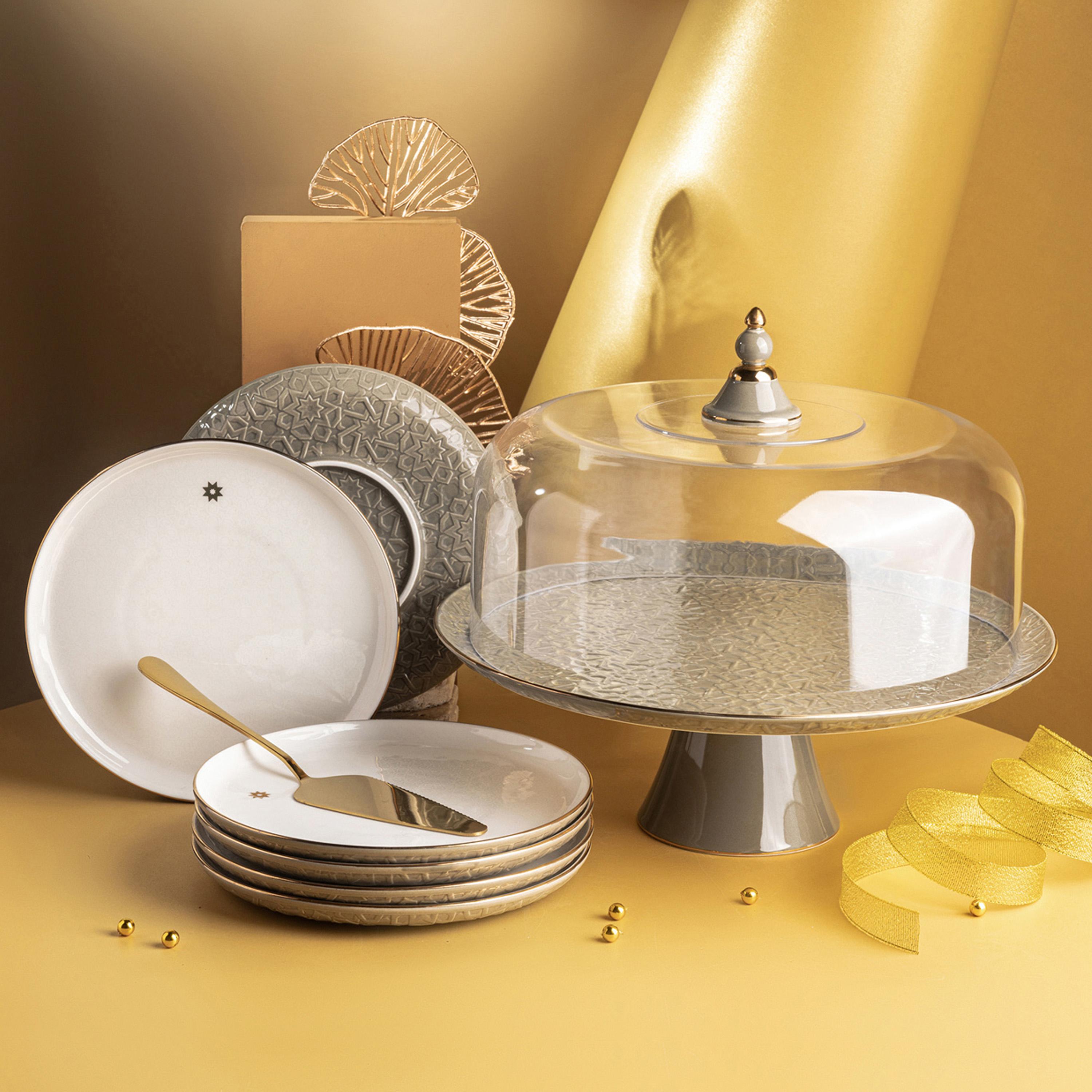 Crown 8-Piece Cake Serving Set-household-dining-serveware-cakestands-image-1