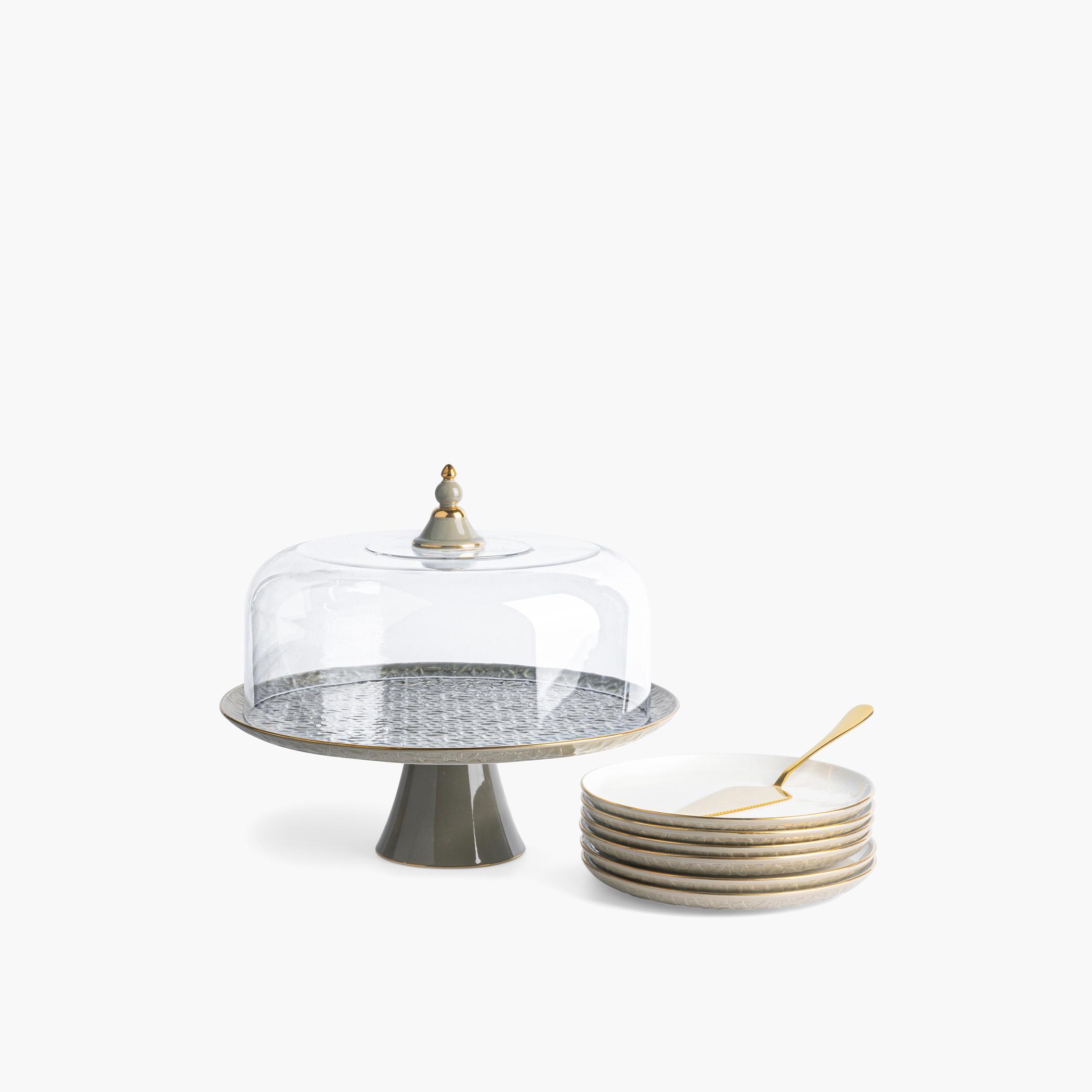 Crown 8-Piece Cake Serving Set-household-dining-serveware-cakestands-image-2