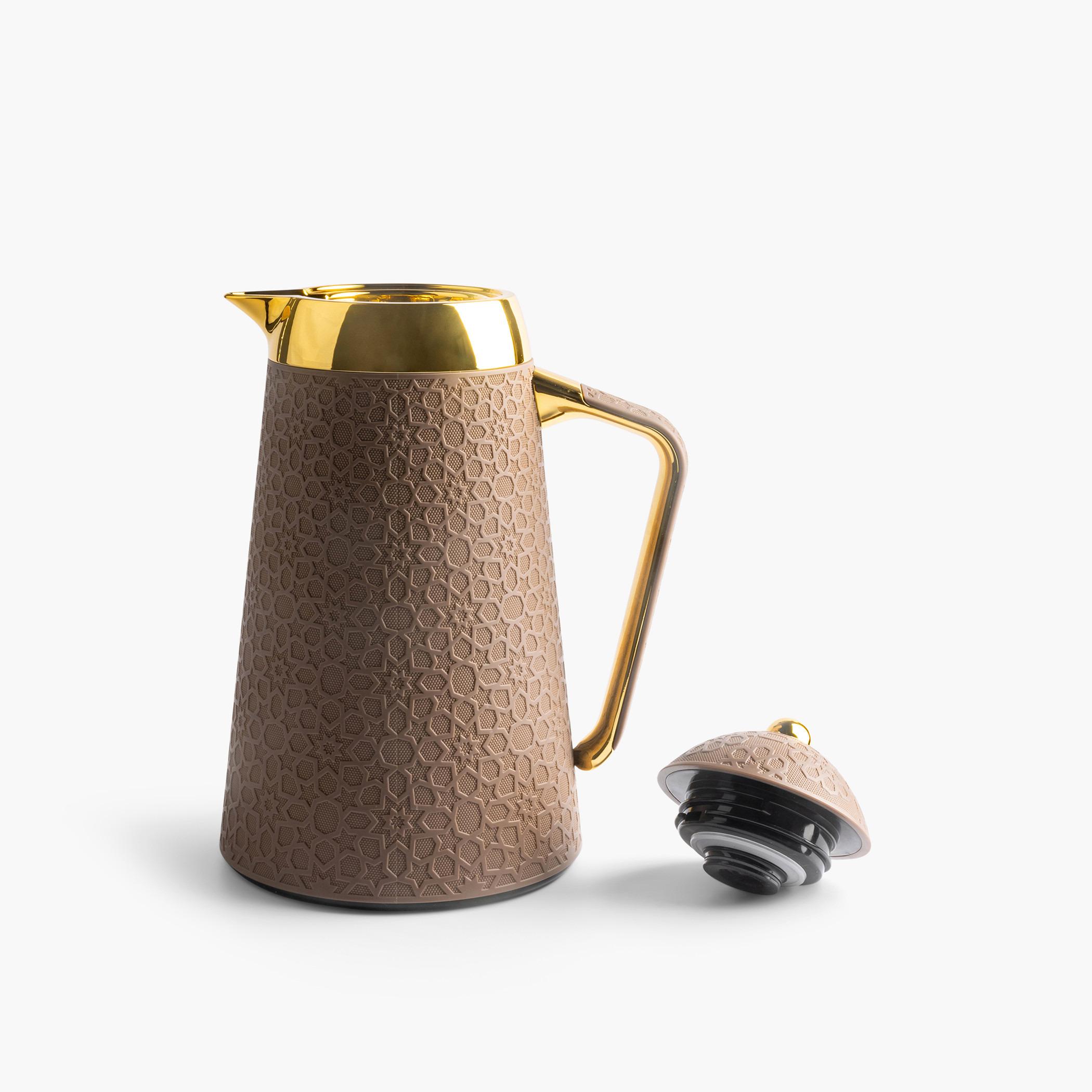 Crown Textured Vacuum Flask-household-dining-teaandcoffee-vacuumflaskscoffeeandteapots-image-2