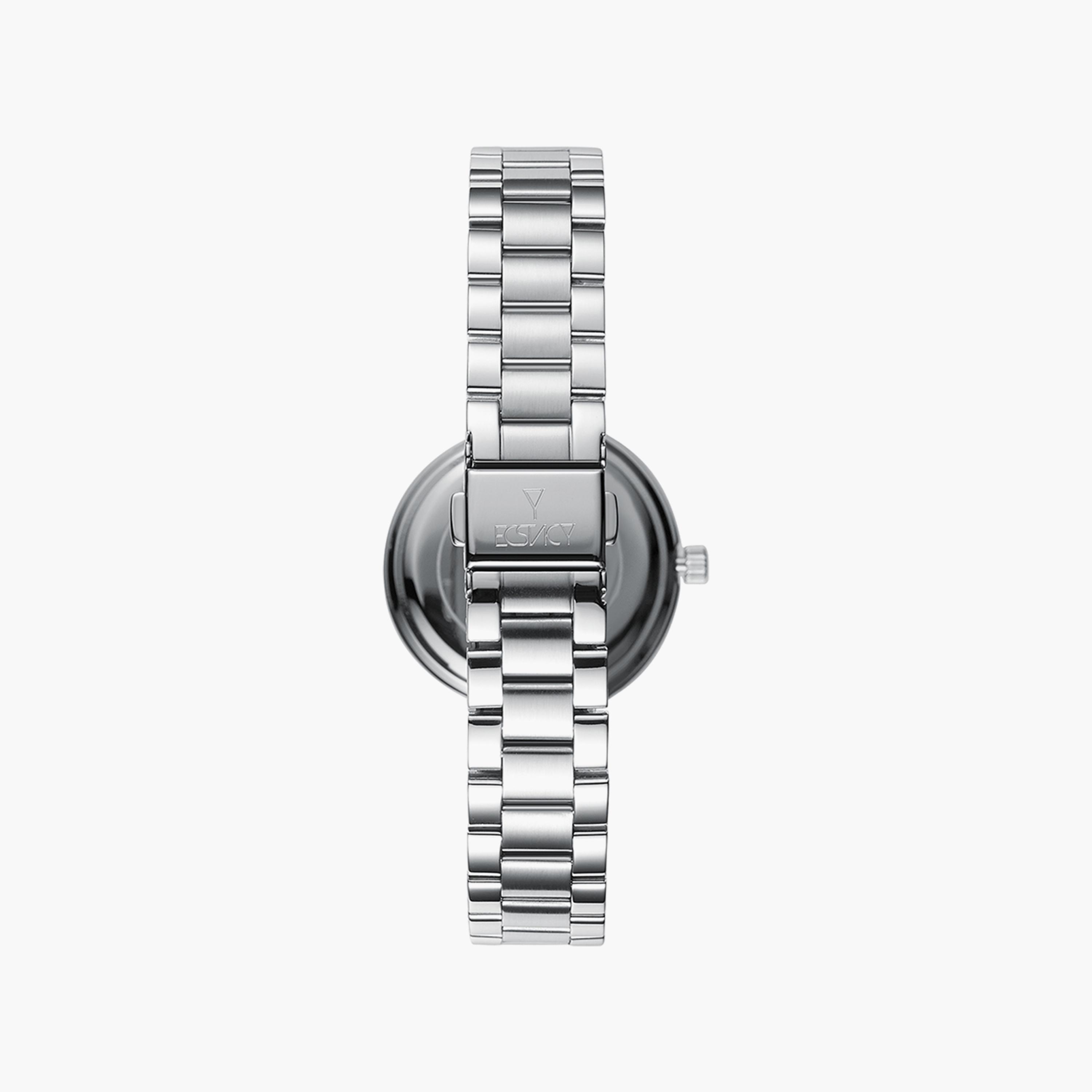 Ecstacy Women's Silver Multi-Function Stainless Steel Strap Watch | E5677-SBSL-women-watchesandjewellery-watches-image-3