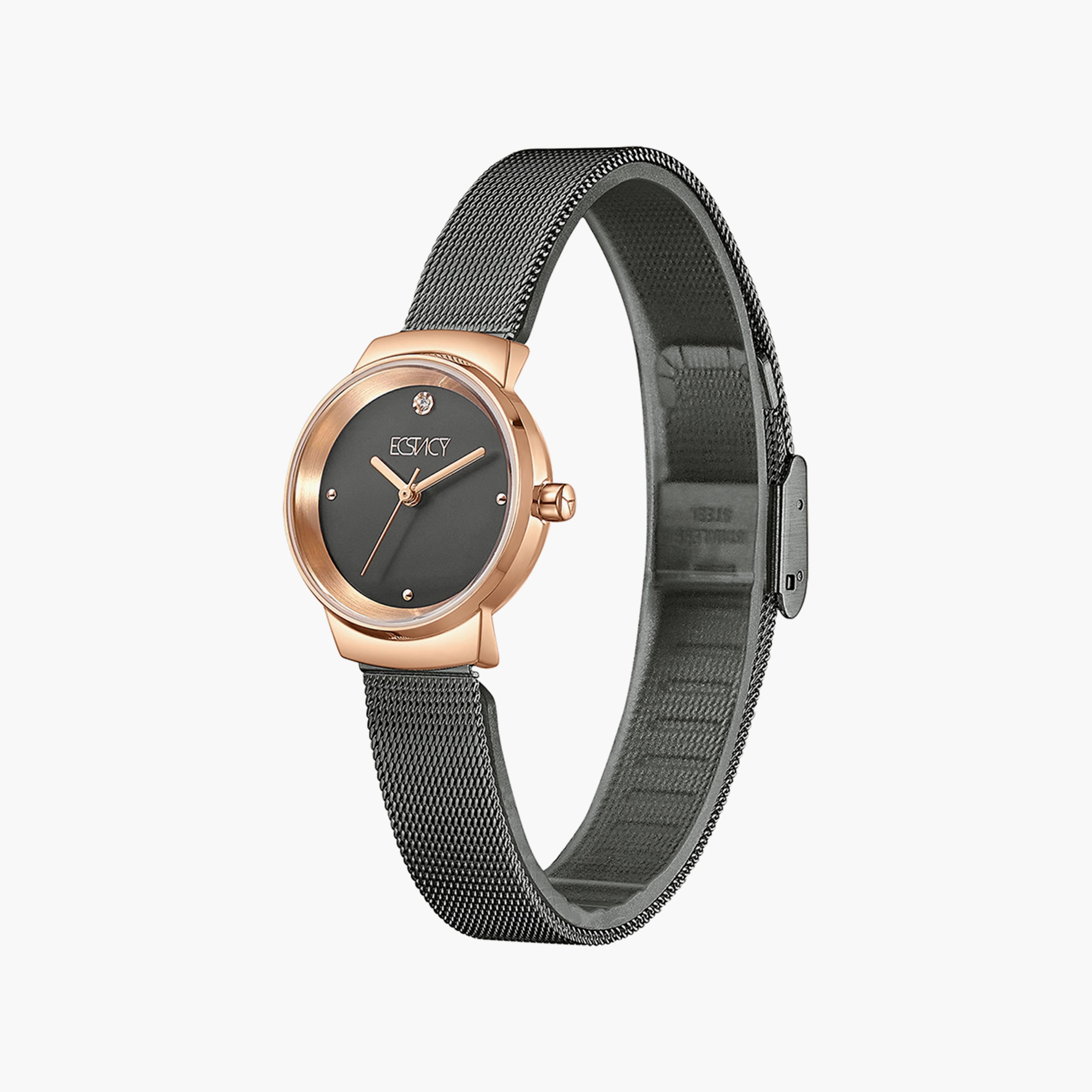 Ecstacy Grey Analog Stainless Steel Strap Watch | E7511-RBXX-women-watchesandjewellery-watches-image-2