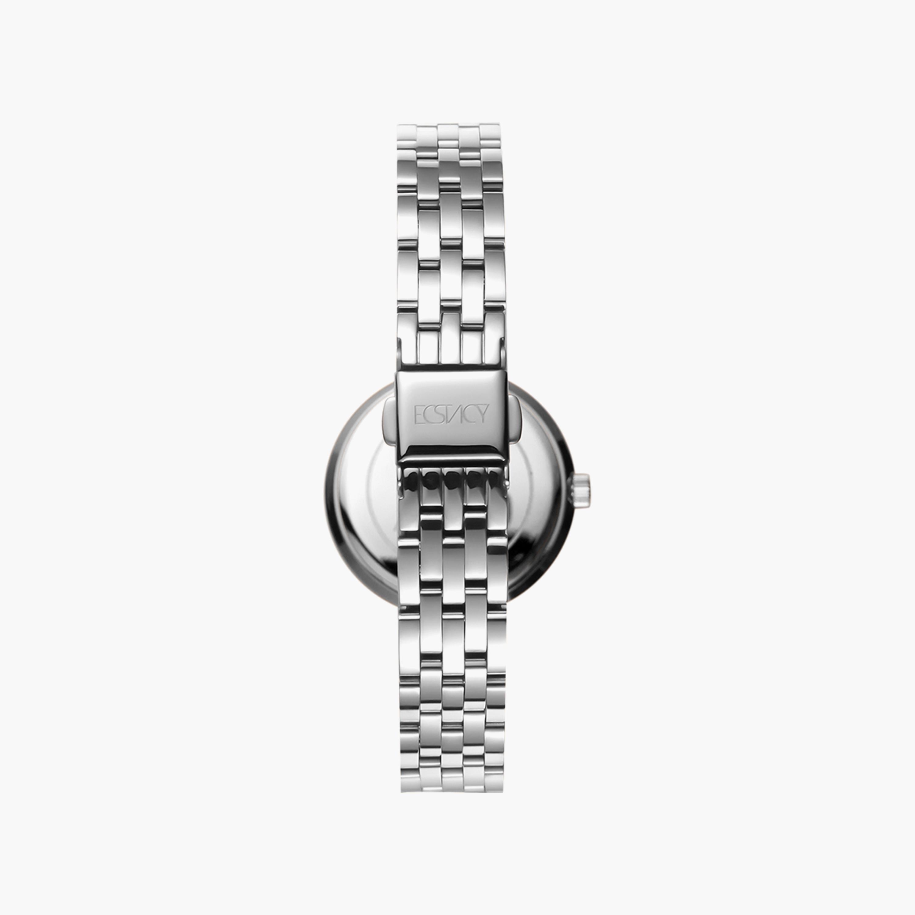 Ecstacy Silver Analog Stainless Steel Strap Watch | E8516-KBSM-women-watchesandjewellery-watches-image-3