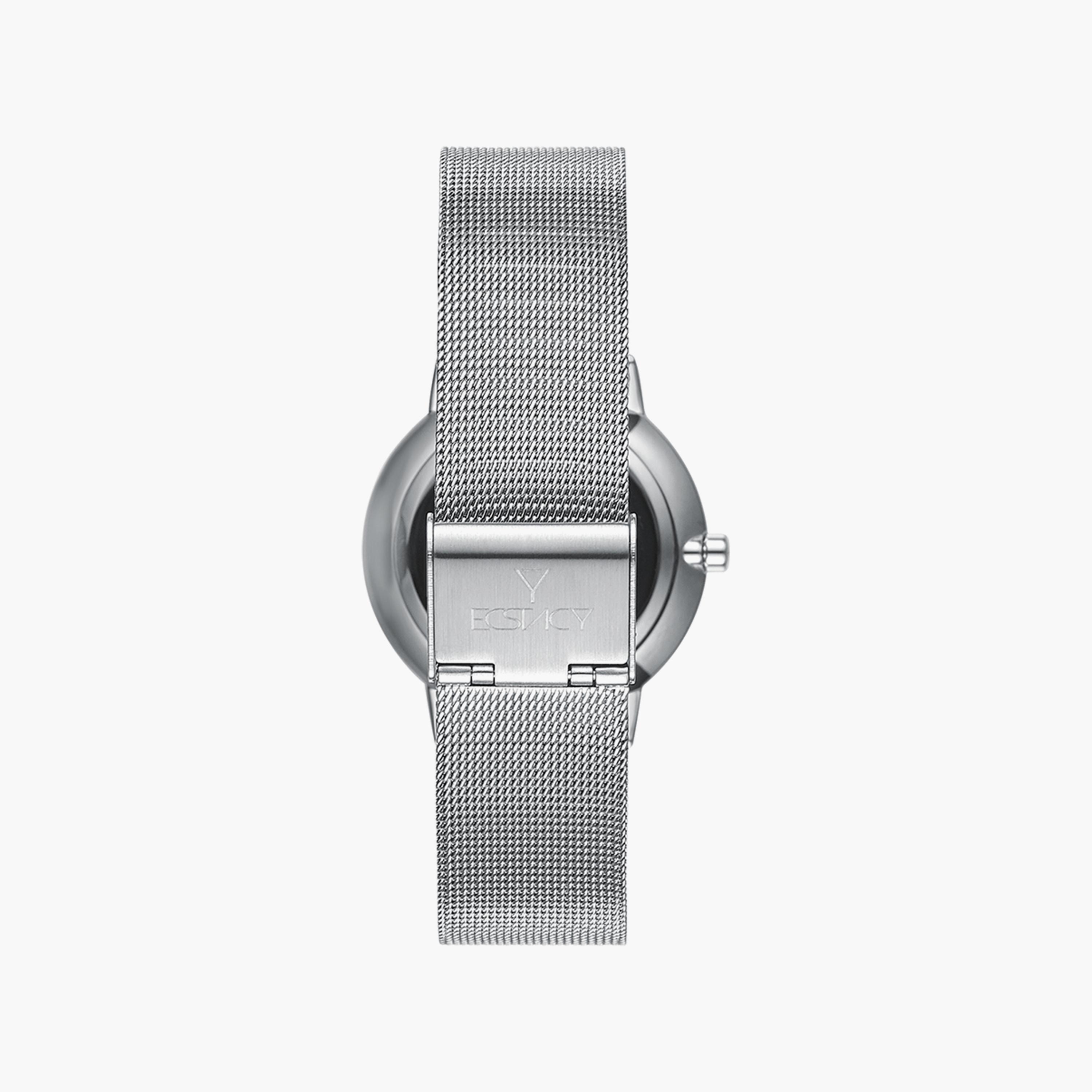 Ecstacy Women's Silver Analog Stainless Steel Strap Watch | E9510-SMSB-women-watchesandjewellery-watches-image-3