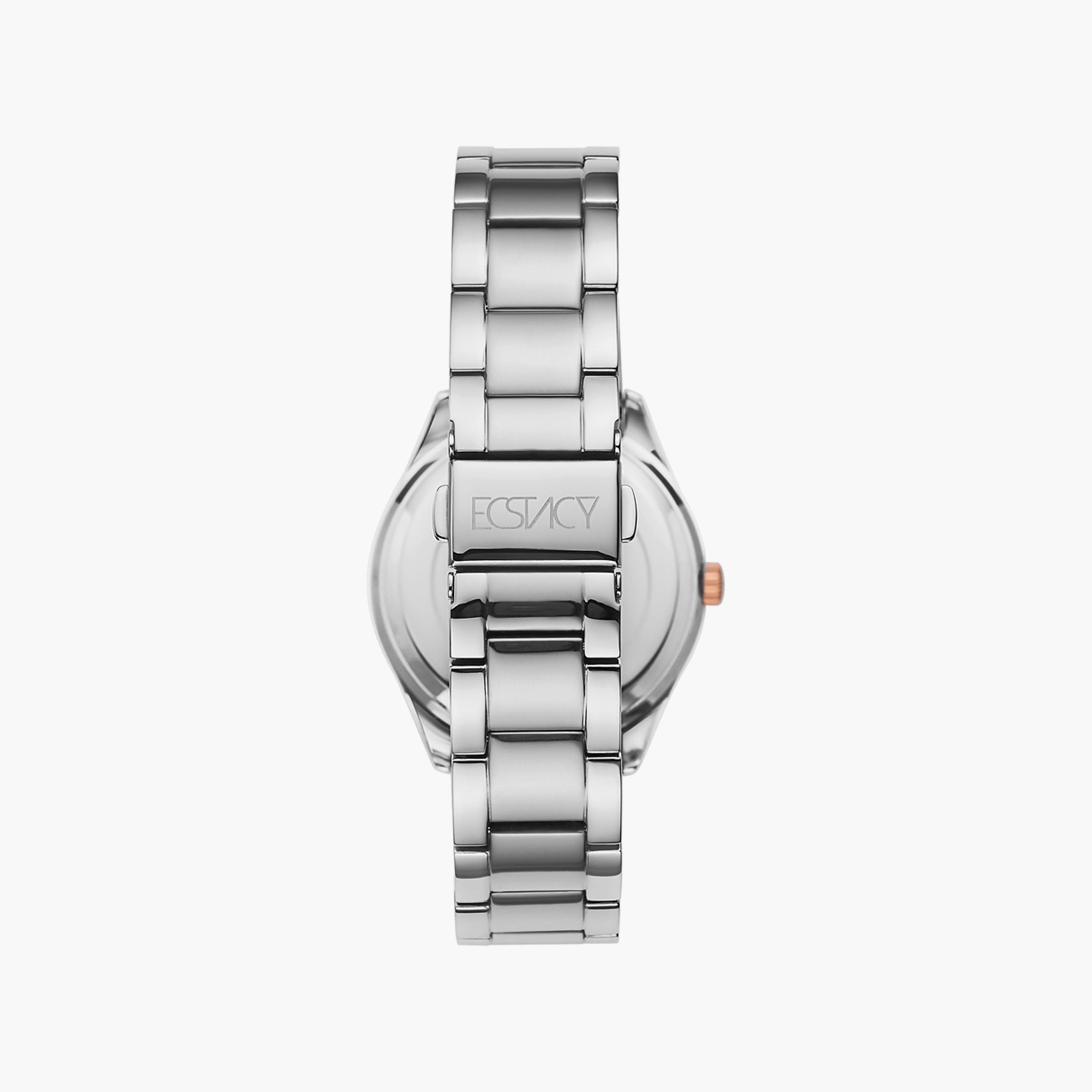Ecstacy Women's Silver Multi-Function Stainless Steel Strap Watch | E9621-SBSN-women-watchesandjewellery-watches-image-3