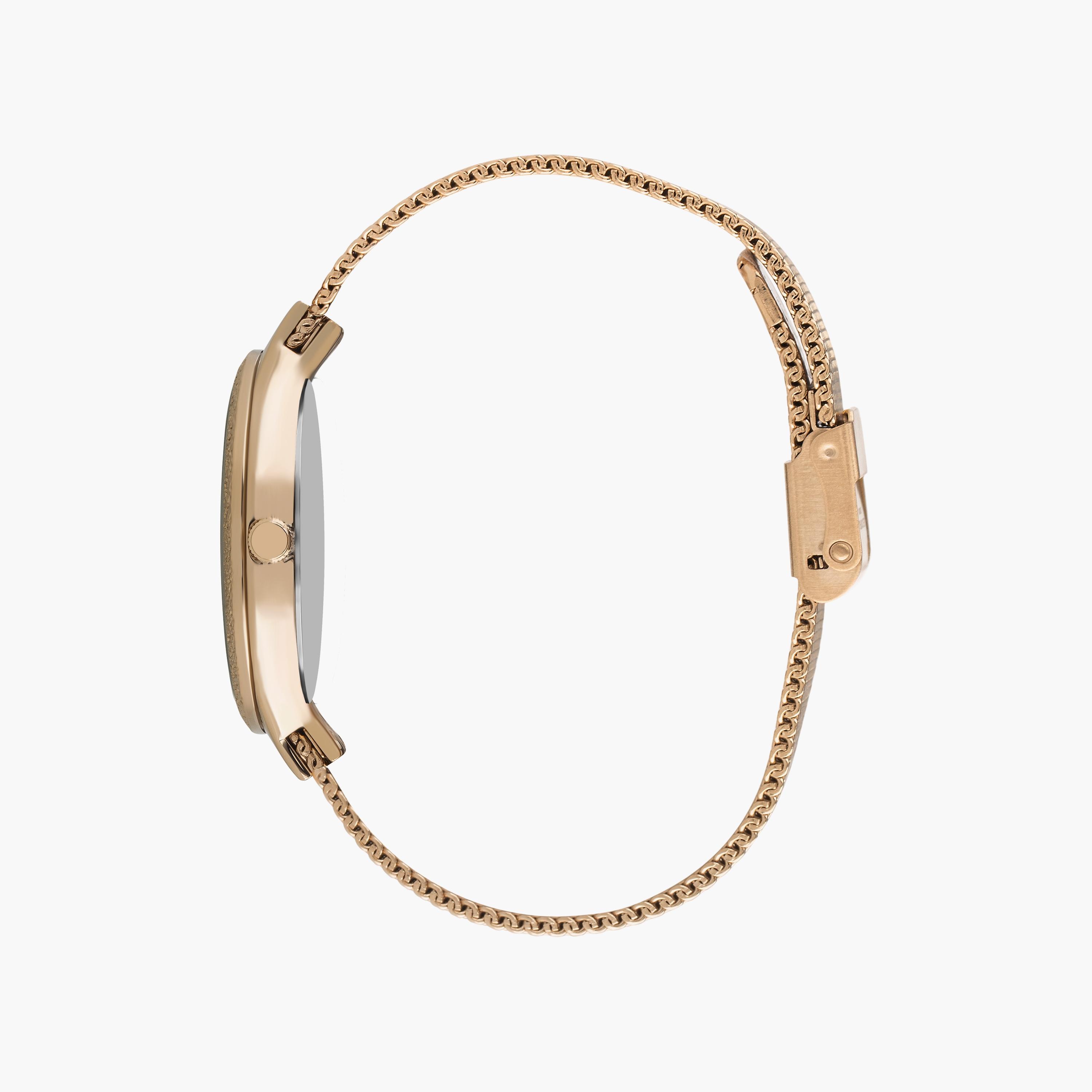 Slazenger Women's Rose Gold Analog Mesh Strap Watch | SL.9.2015.3.02-women-watchesandjewellery-watches-image-2