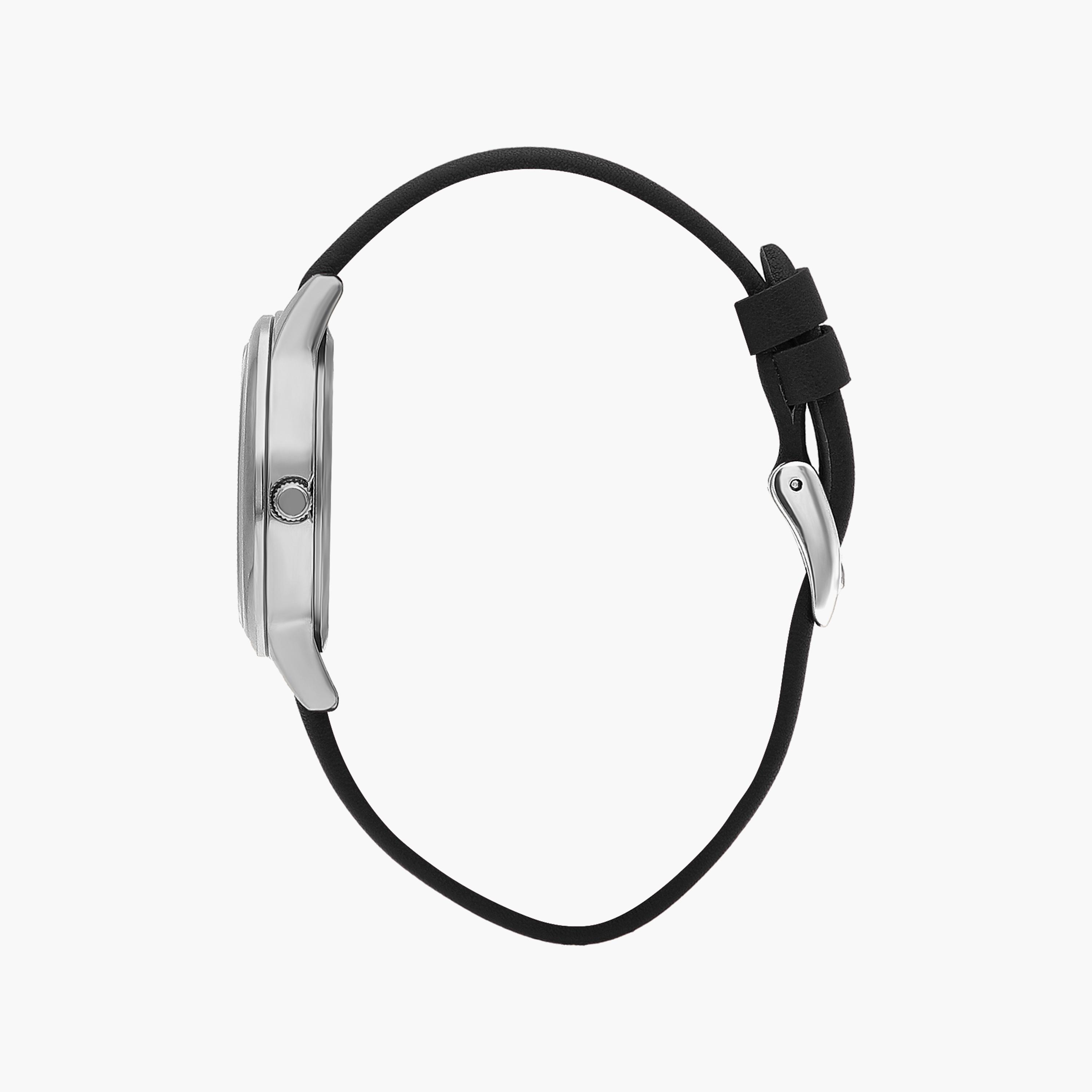 Slazenger Black Analog Leather Strap Watch | SL.9.2034.3.01-women-watchesandjewellery-watches-image-2