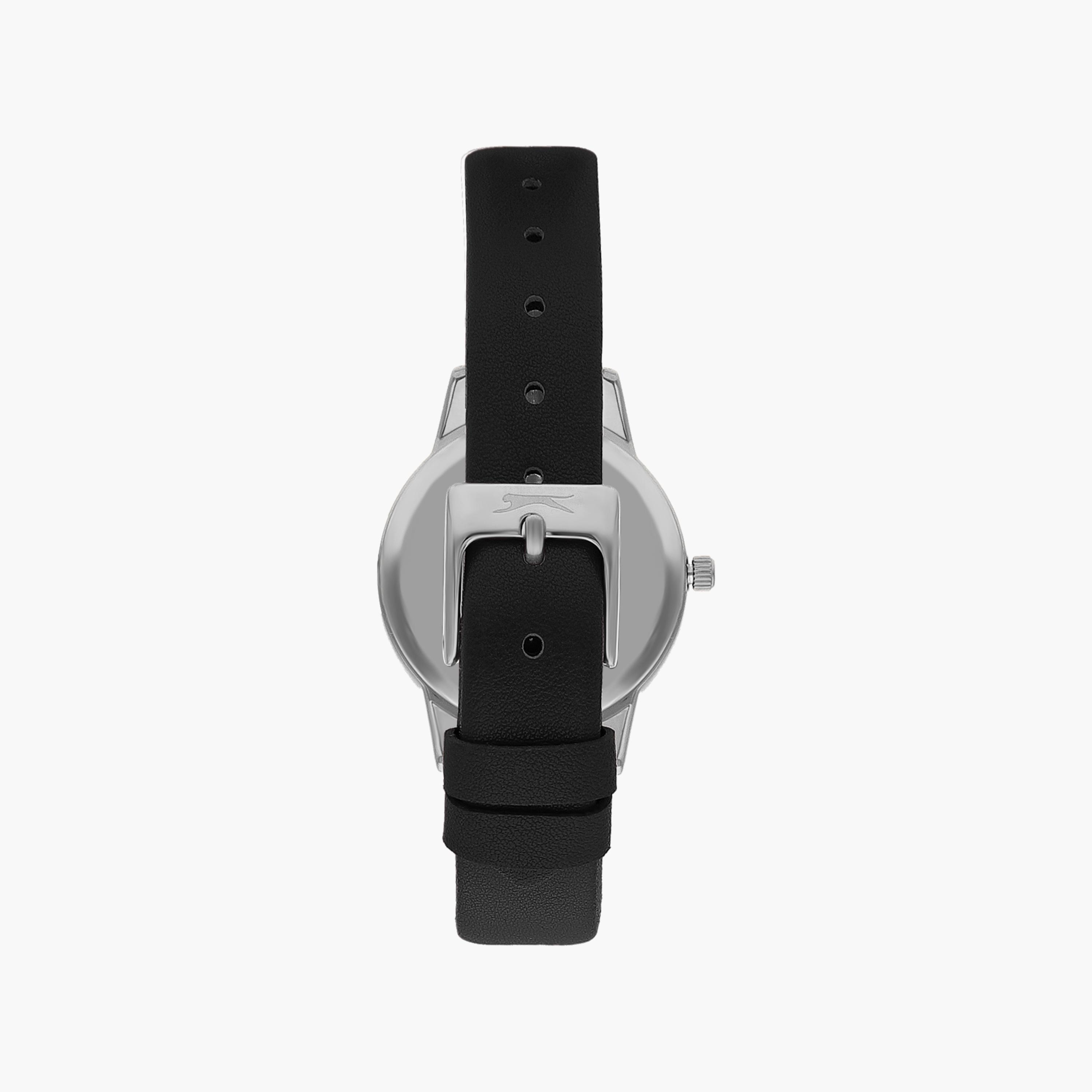 Slazenger Black Analog Leather Strap Watch | SL.9.2034.3.01-women-watchesandjewellery-watches-image-3