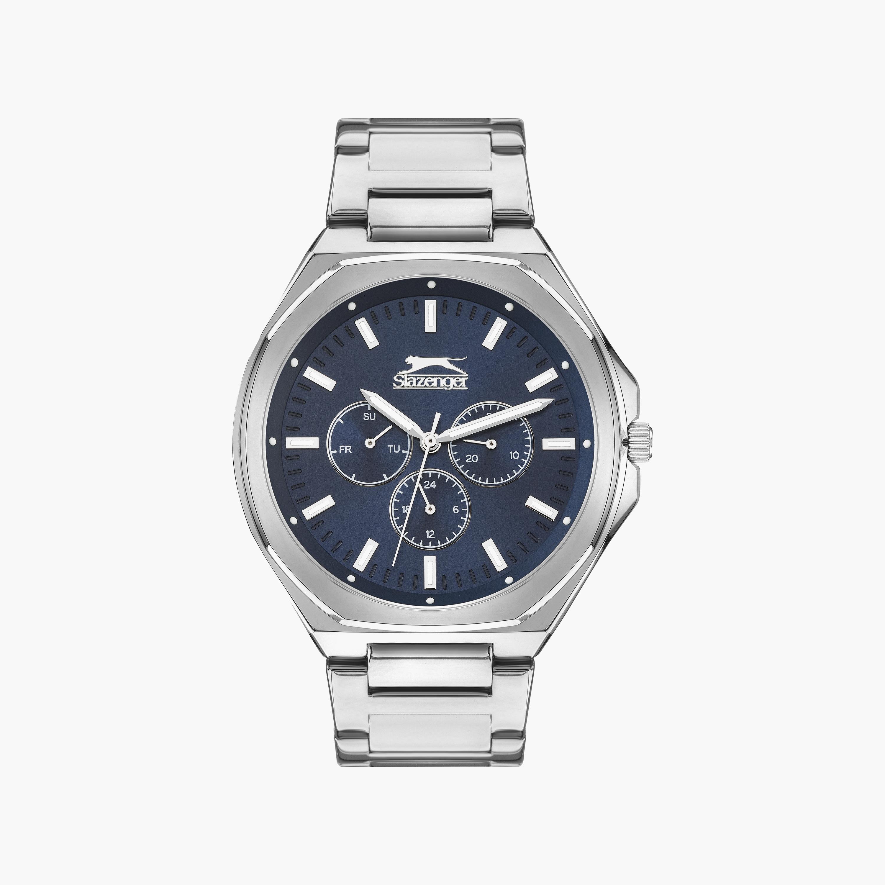 ساعة سلازنجر للرجال فضية متعددة الوظائف بسوار من الستانلس ستيل | SL.9.2039.2.01-men-watchesandjewellery-watches-image-1