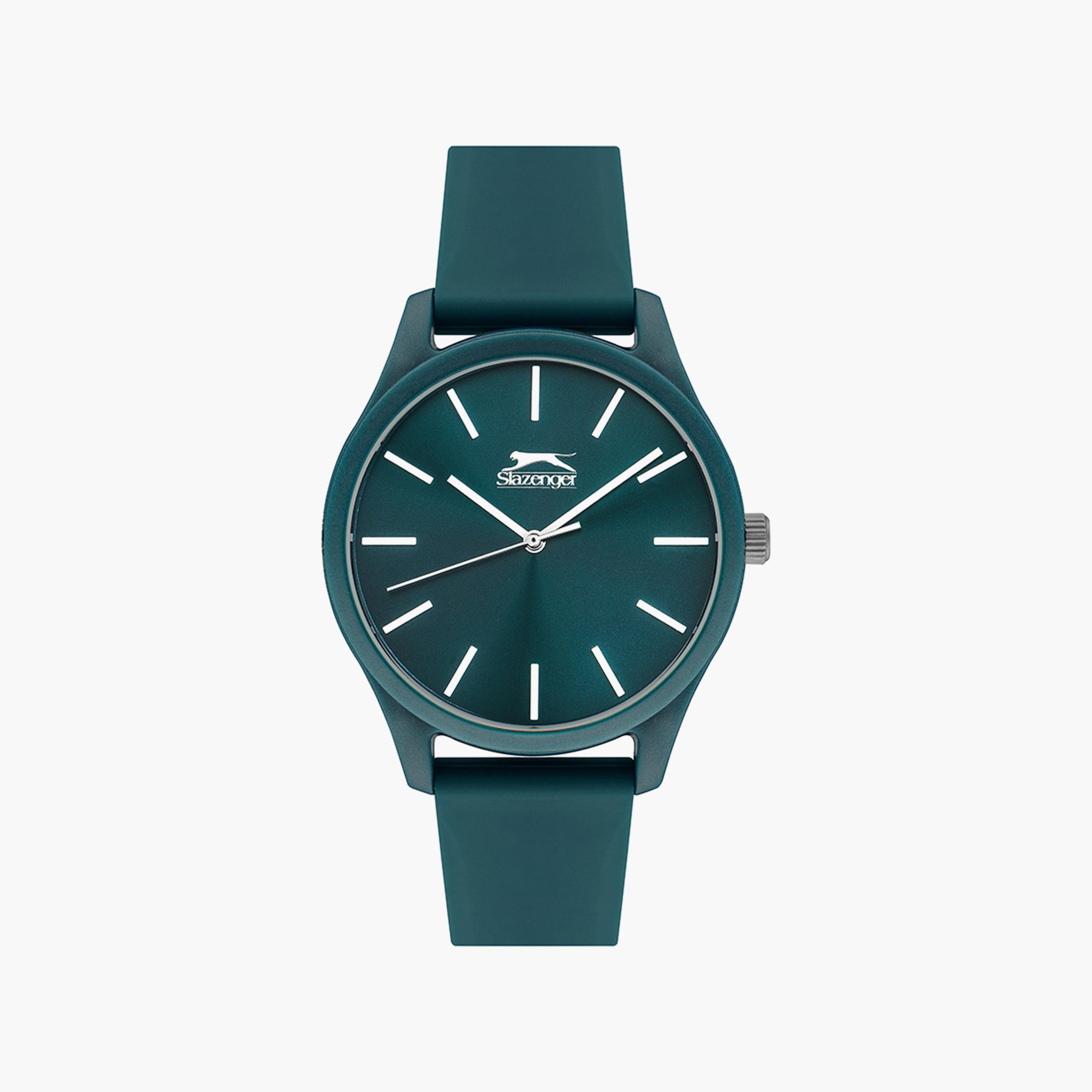 ساعة سلازنجر للجنسين بسوار من السيليكون باللون الأخضر | SL.9.6369.1.03-men-watchesandjewellery-watches-image-1