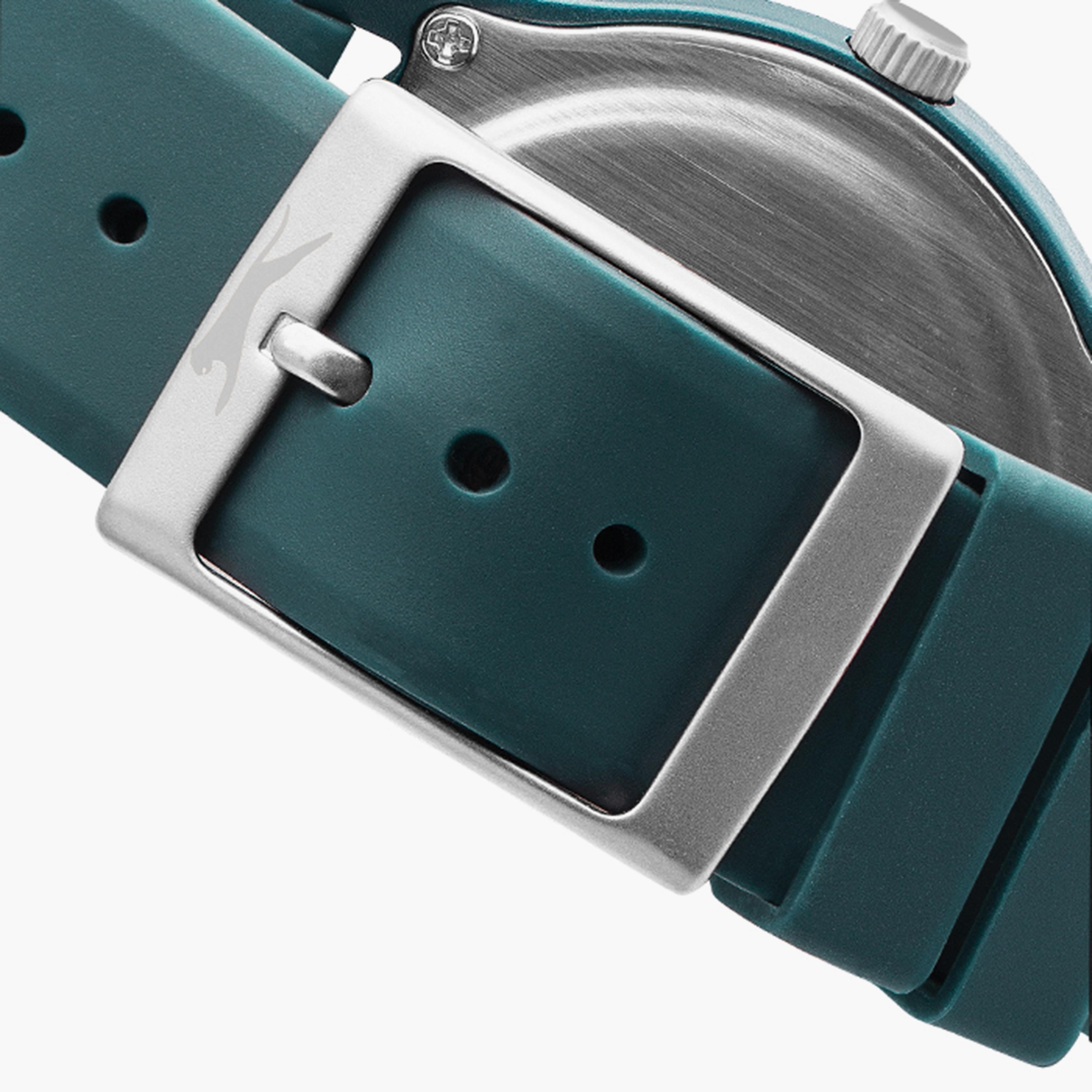 ساعة سلازنجر للجنسين بسوار من السيليكون باللون الأخضر | SL.9.6369.1.03-men-watchesandjewellery-watches-image-3