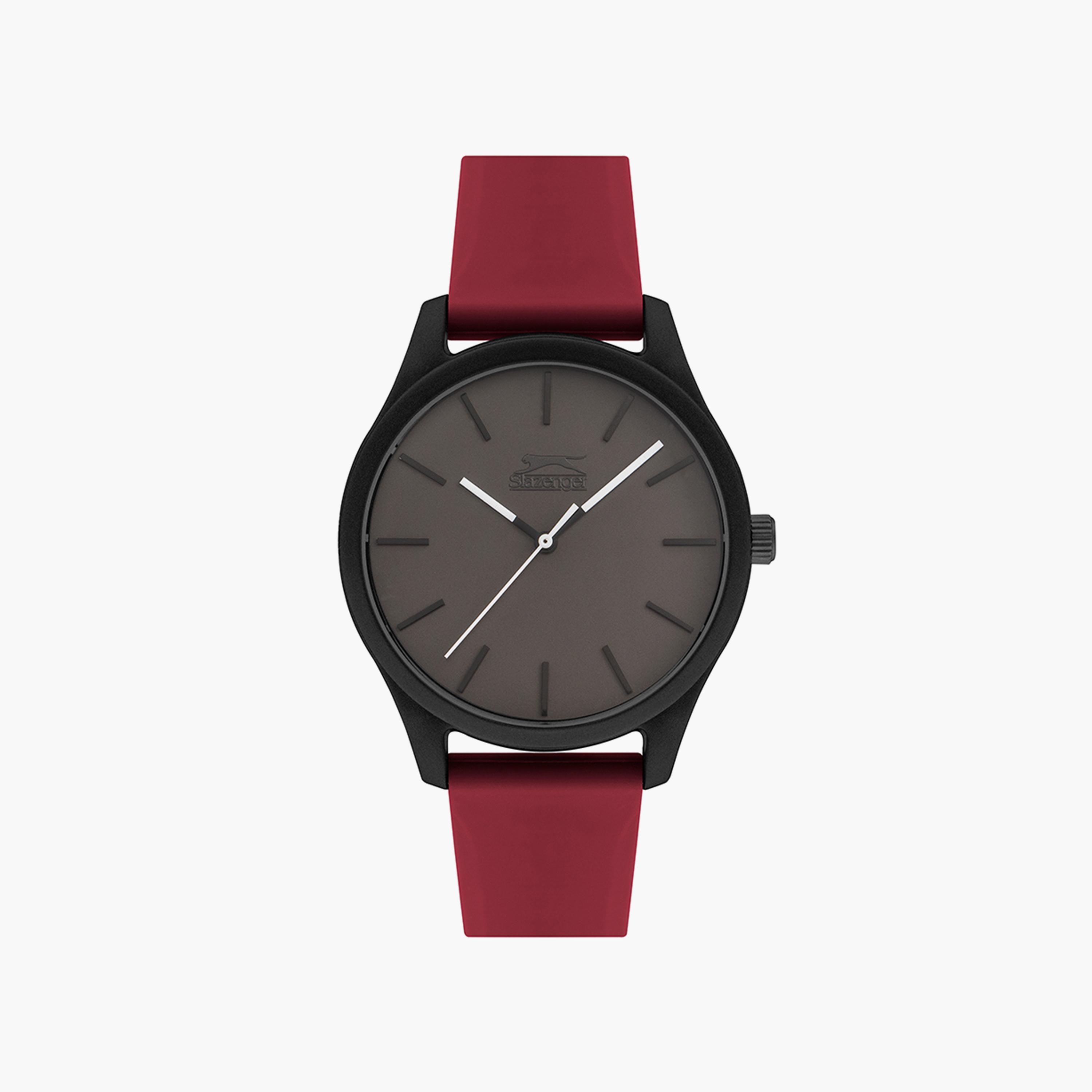 Slazenger Unisex Red Analog Silicone Strap Watch | SL.9.6369.1.05-men-watchesandjewellery-watches-image-1