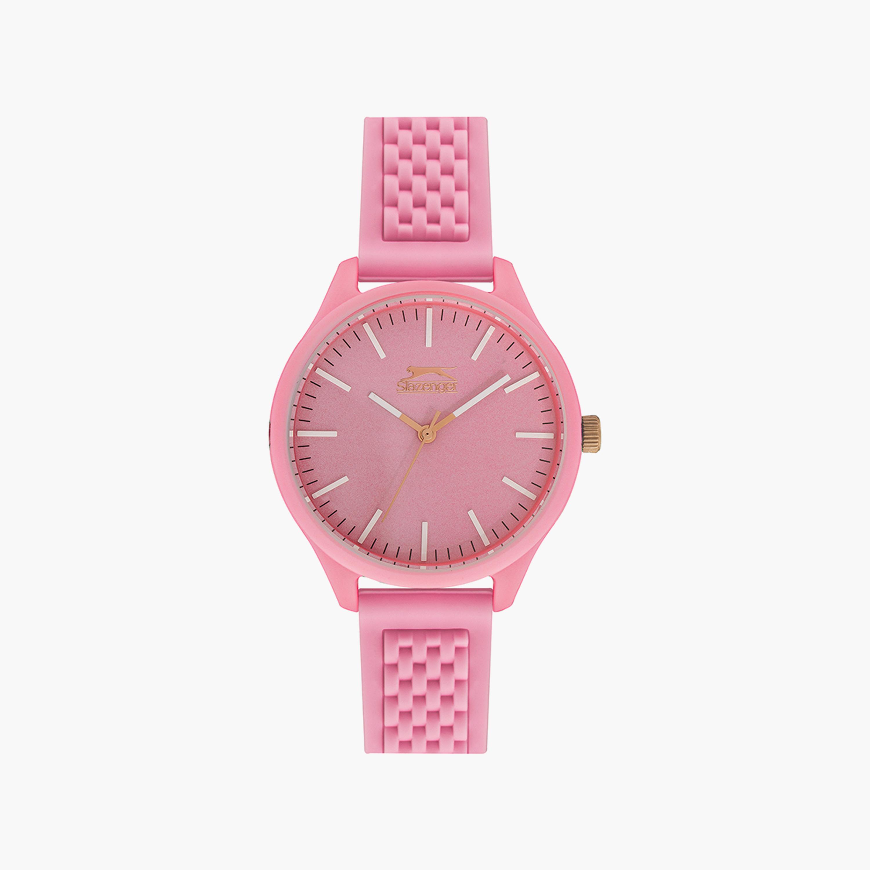 Slazenger Pink Analog Silicone Strap Watch | SL.9.6370.3.01-men-watchesandjewellery-watches-image-1