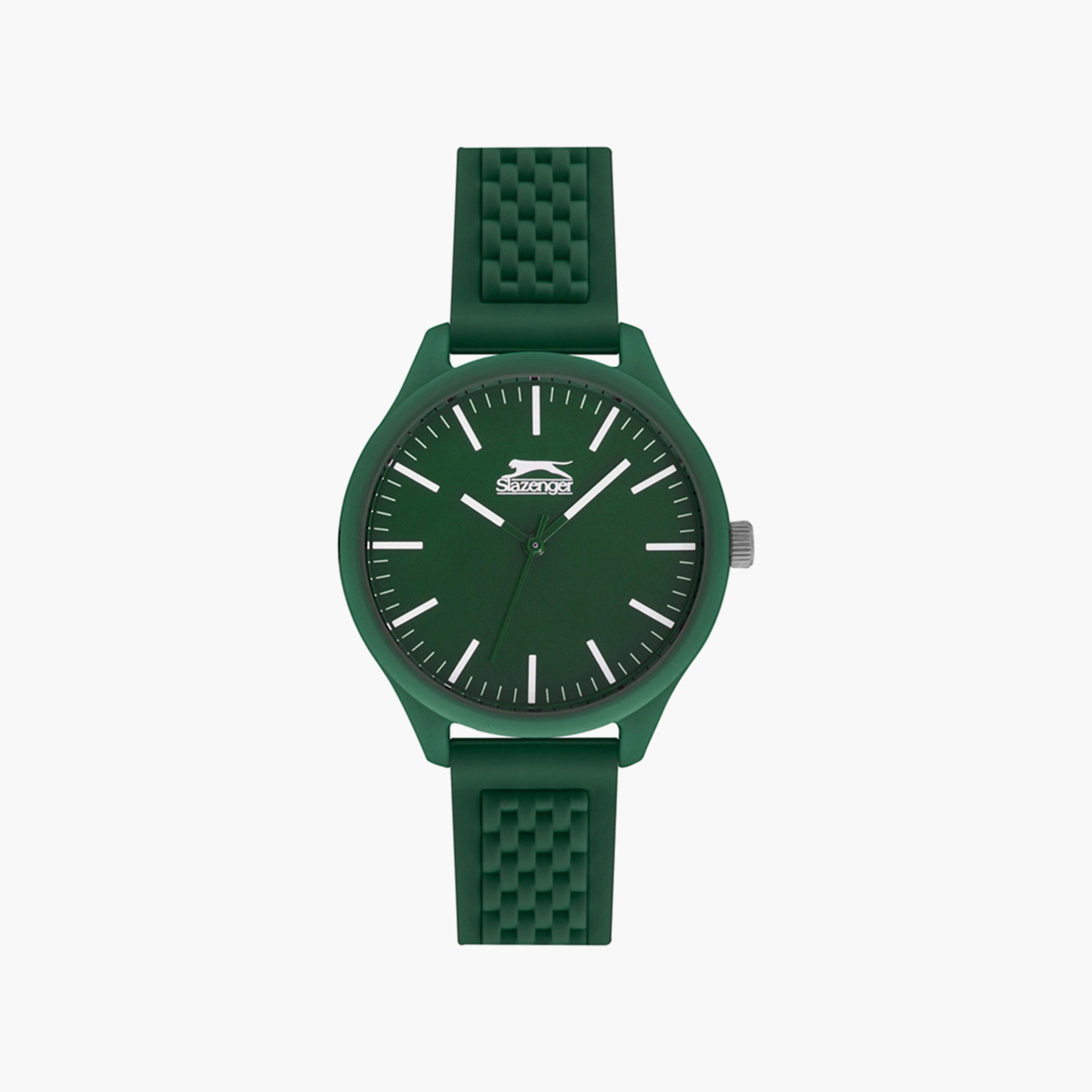 Slazenger Green Analog Silicone Strap Watch | SL.9.6370.3.07-men-watchesandjewellery-watches-image-1
