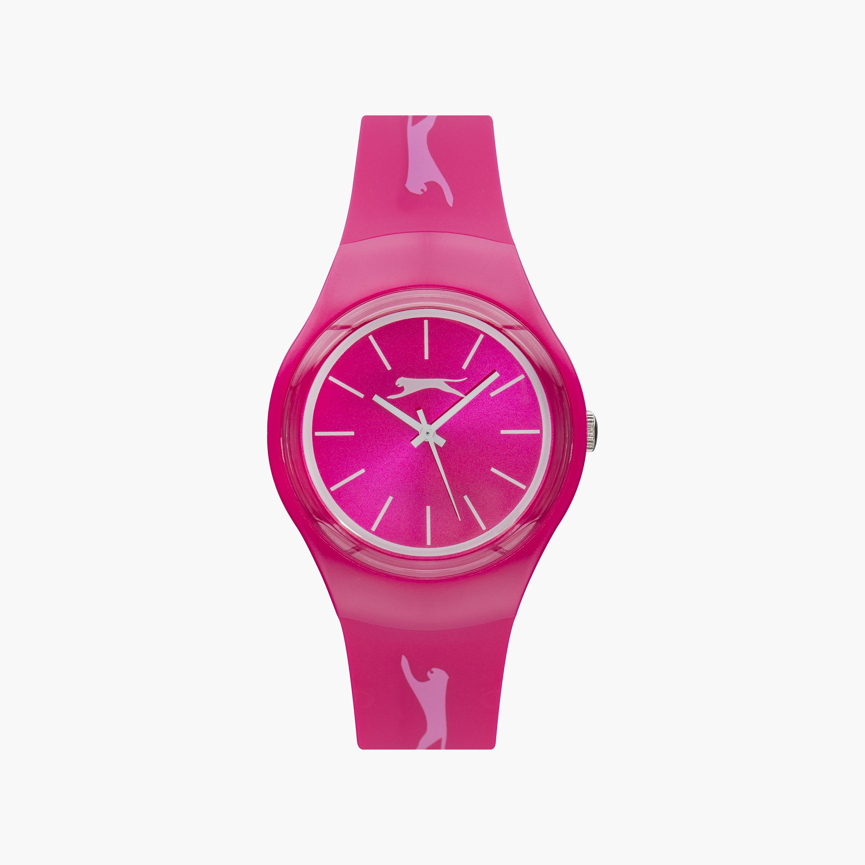 Slazenger Unisex Pink Analog Silicone Strap Watch | SL.9.6570.3.03-men-watchesandjewellery-watches-image-1