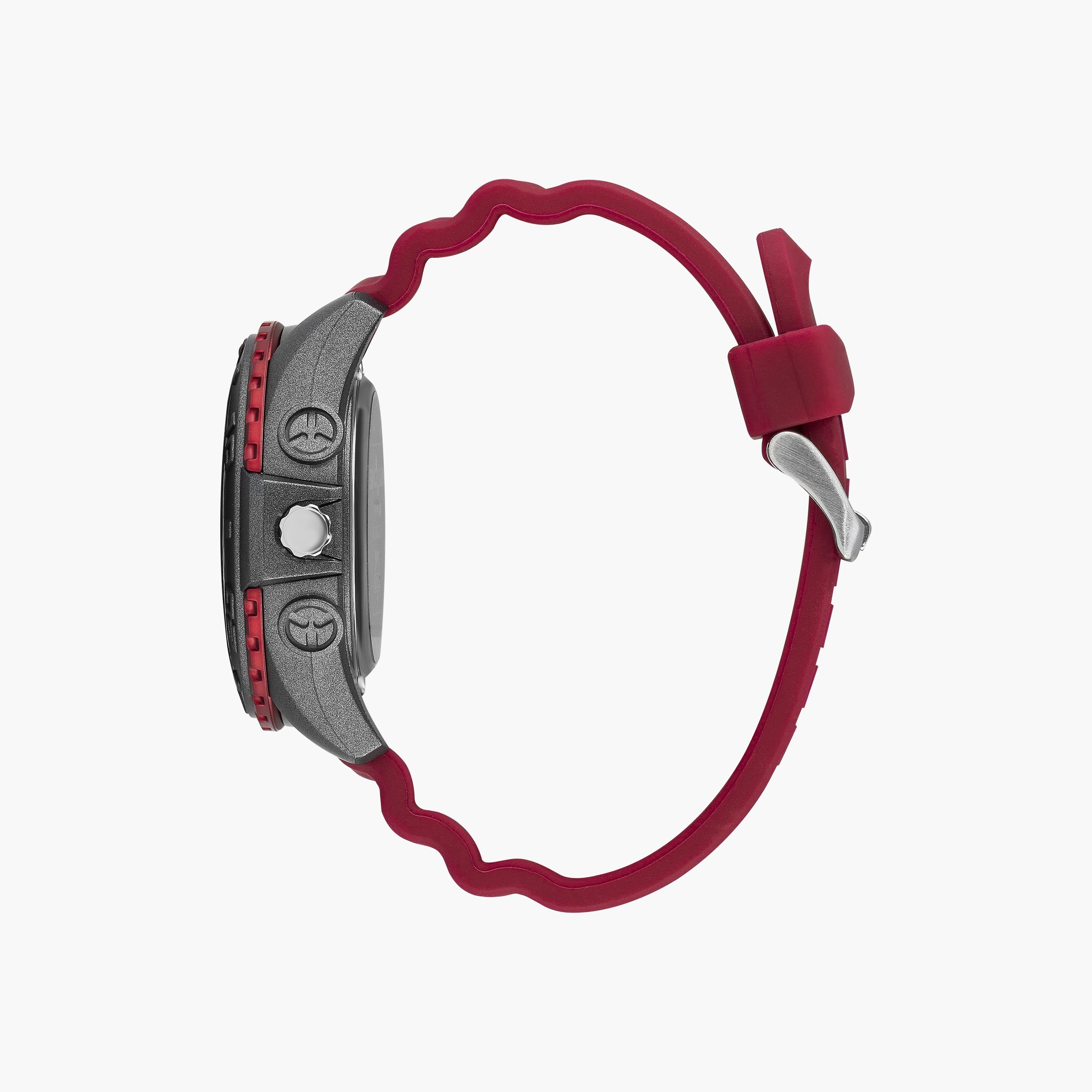 ساعة سلازنجر للجنسين باللون العنابي بسوار سيليكون | SL.9.6573.2.01-men-watchesandjewellery-watches-image-2