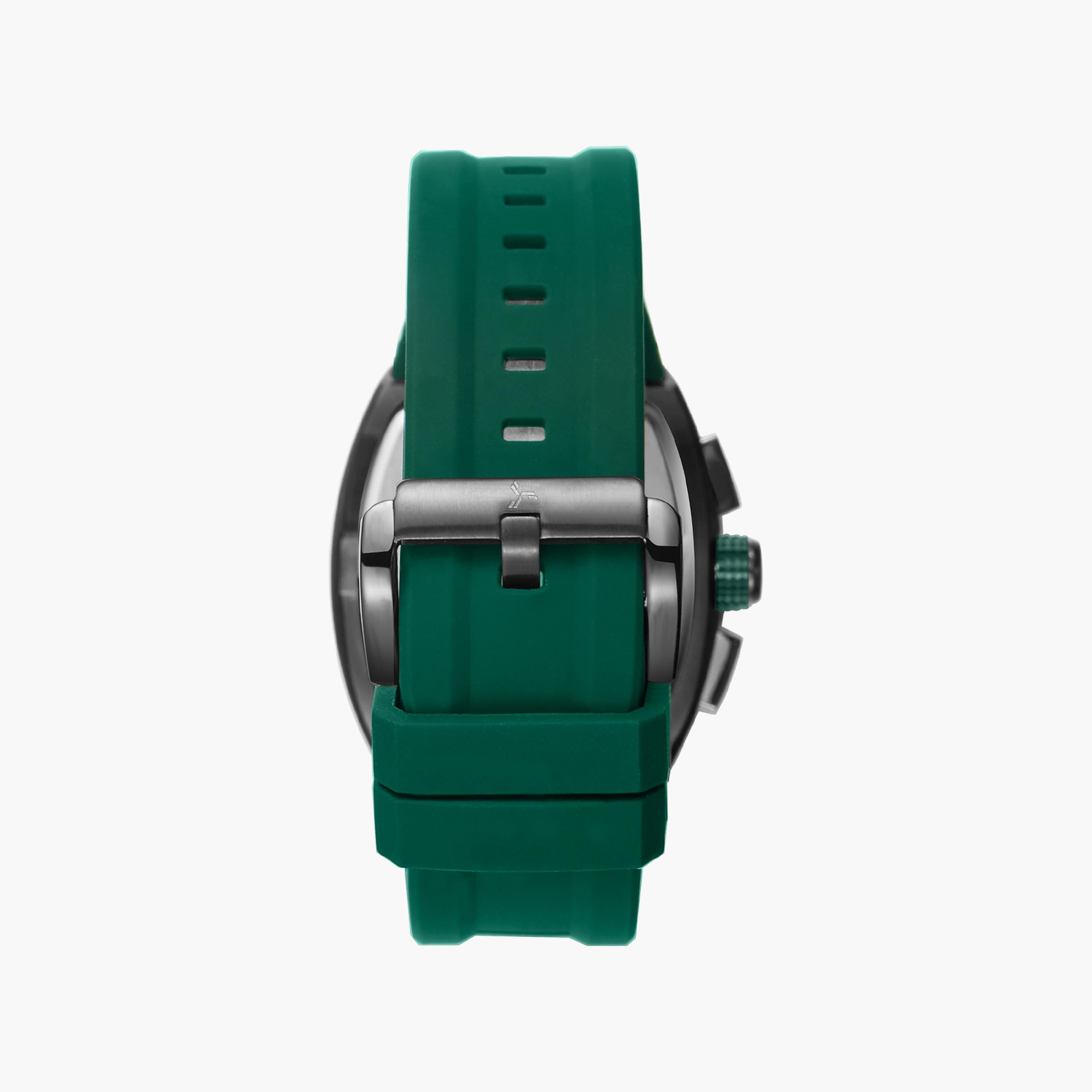 ساعة تورنادو للرجال أوتوماتيك بسوار سيليكون باللون الأخضر | T23105-XSHH-men-watchesandjewellery-watches-image-3