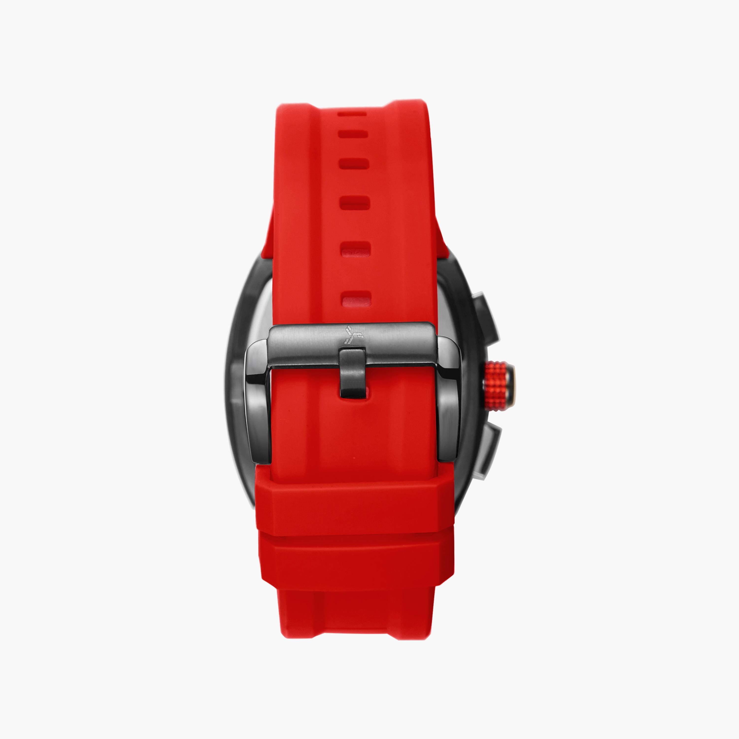 ساعة تورنادو للرجال أوتوماتيك بسوار سيليكون باللون الأحمر | T23105-XSRB-men-watchesandjewellery-watches-image-3