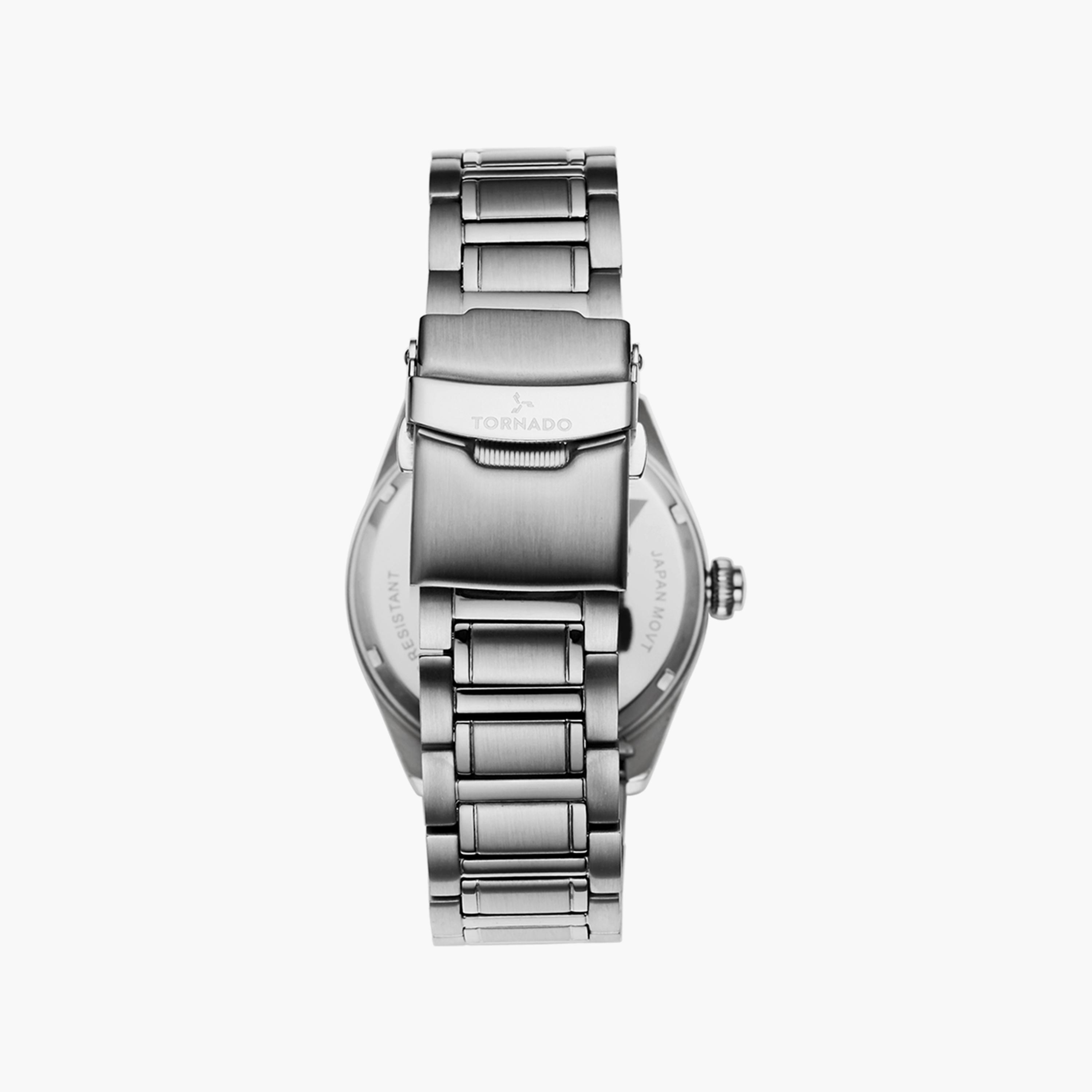 Tornado Men's Silver Analog Stainless Steel Strap Watch | T8007-SBSN-men-watchesandjewellery-watches-image-3