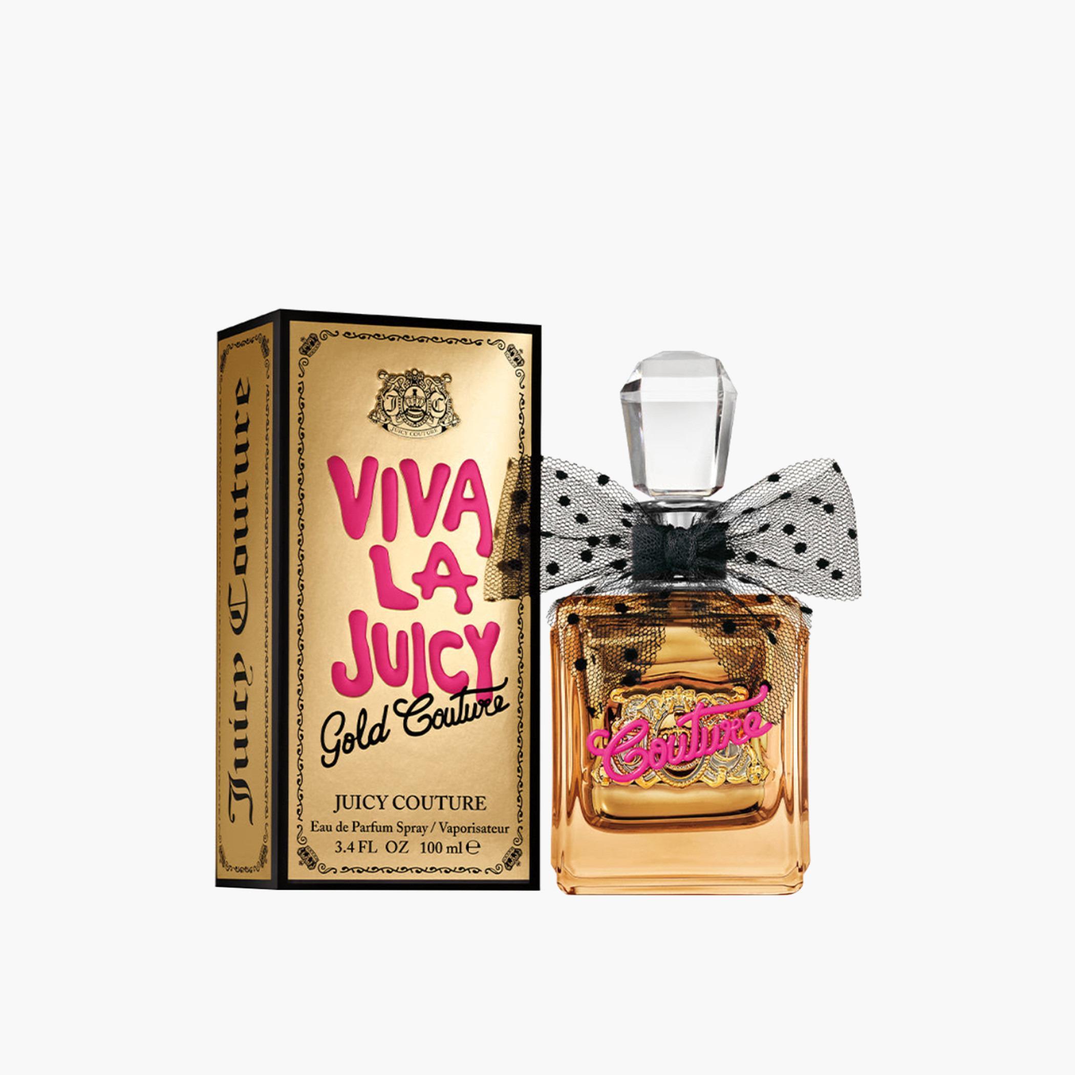 Juicy Couture Viva La Juicy Gold Couture Eau De Parfum Spray for Women - 100 ml-beautyandpersonalcare-fragrance-women-image-2