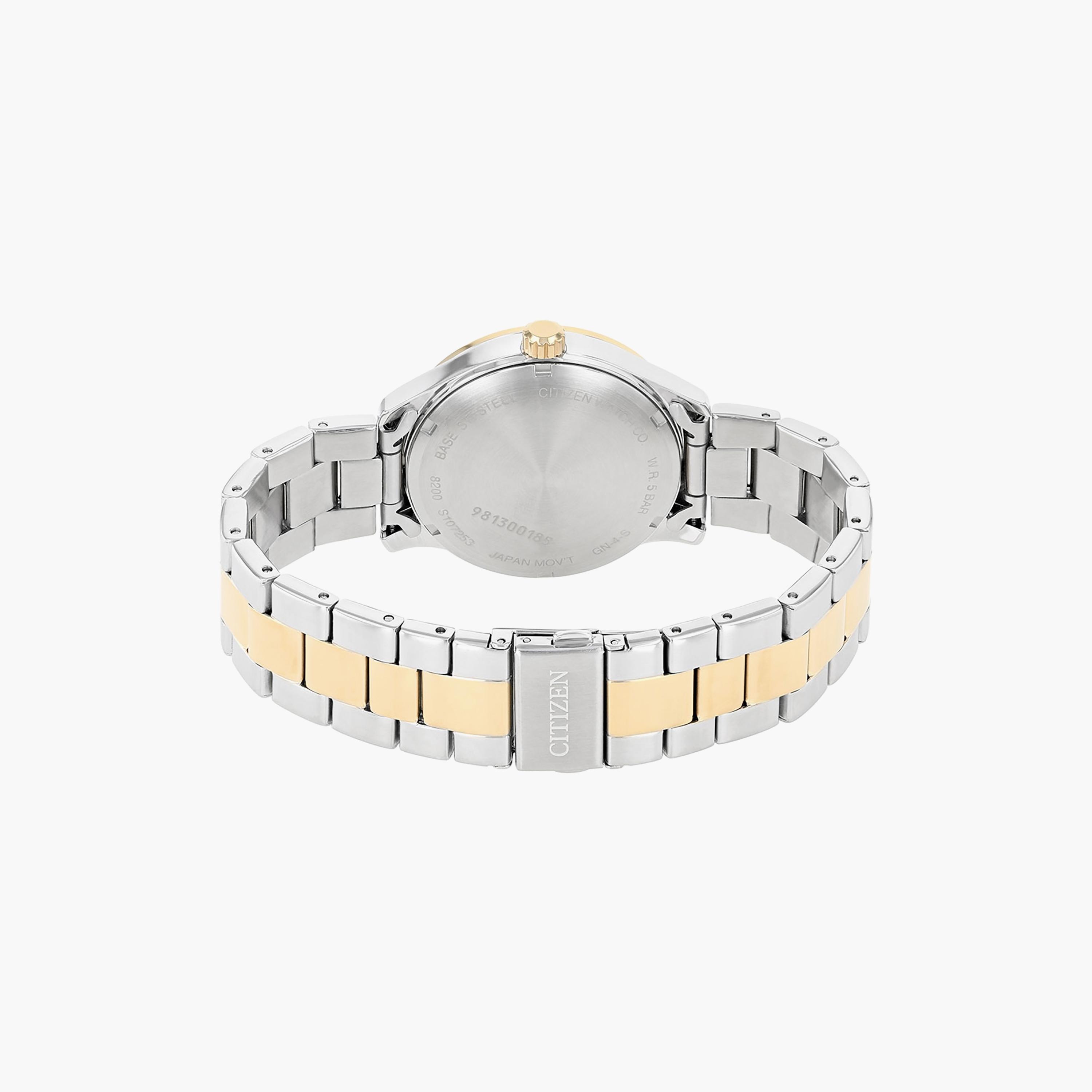 Citizen Men's 40 MM Silver & Gold Analog Stainless Steel Strap Watch | NH8356-87A-men-watchesandjewellery-watches-image-3