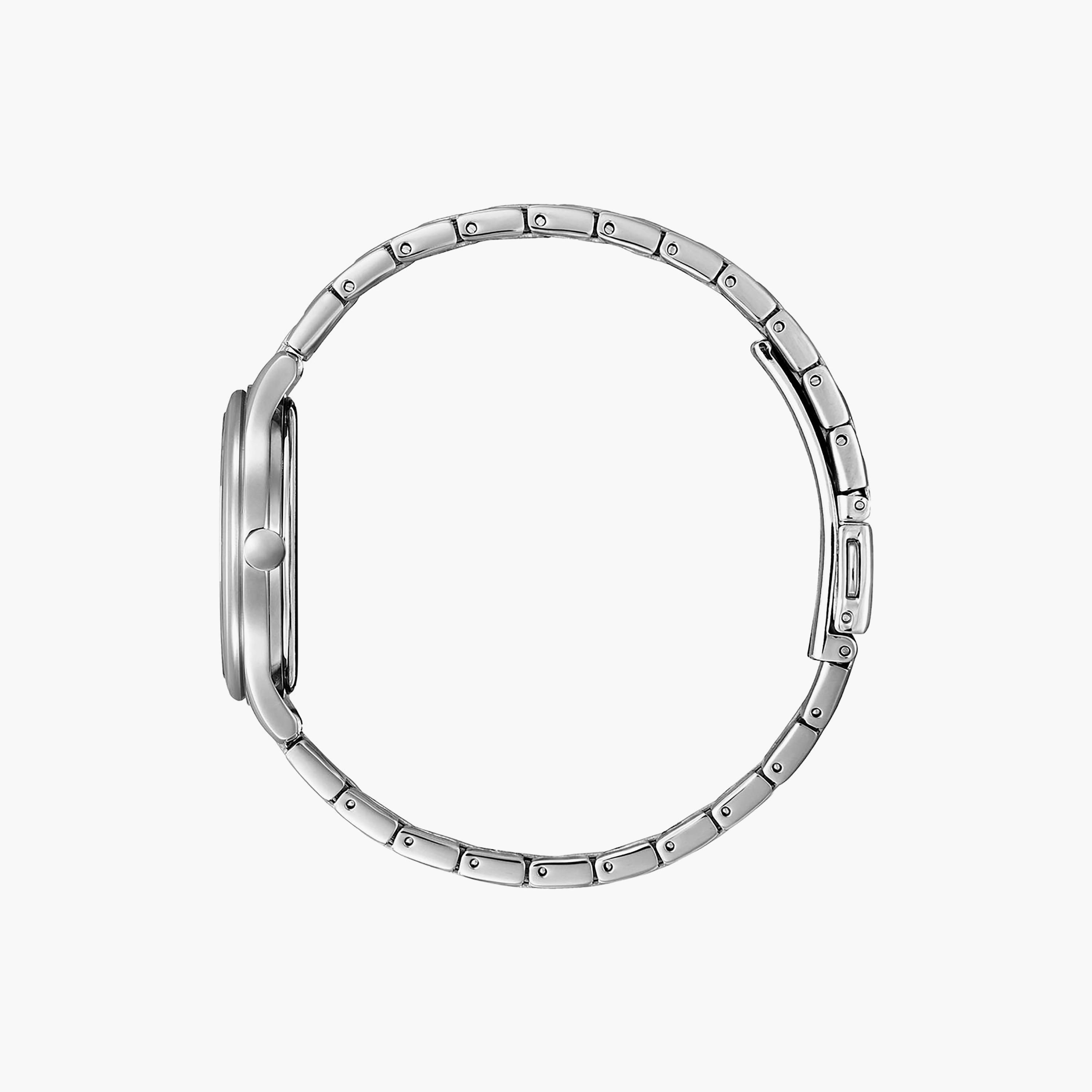 ساعة سيتيزن ايكو درايف ذو 32 ملم بلون فضي مع انالوج بسوار ستانلس ستيل | EM0500-73A-women-watchesandjewellery-watches-image-2