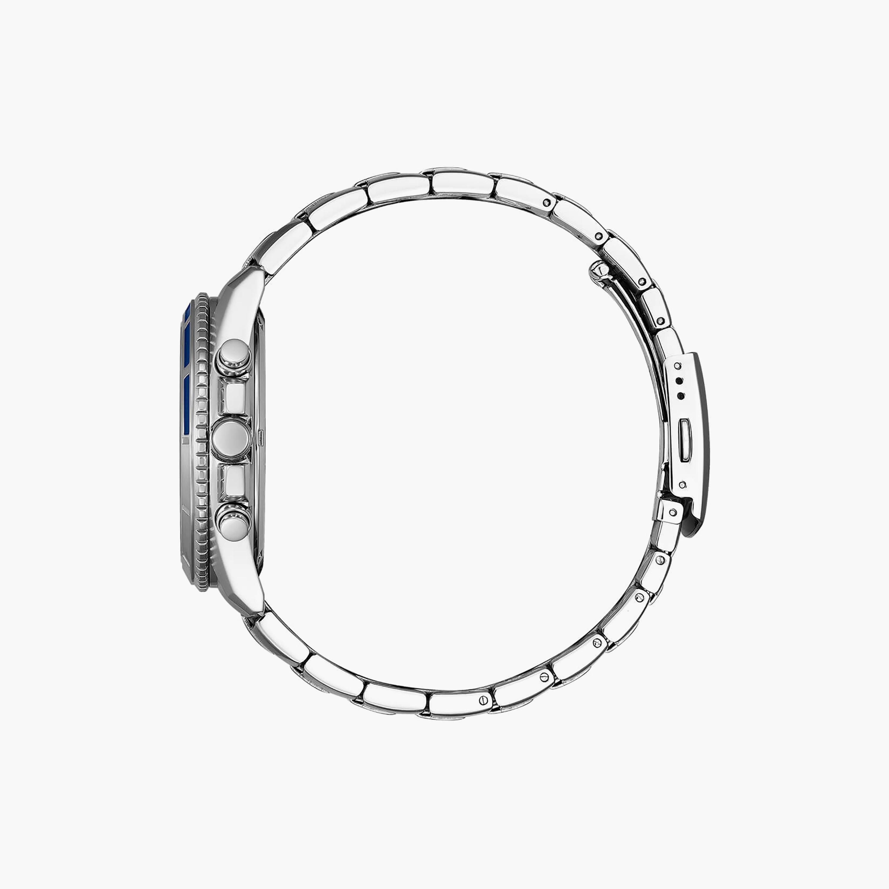 ساعة سيتيزن للرجال ذو 46 ملم بلون فضي مع كرونوغراف بسوار ستانلس ستيل | AN8201-57L-men-watchesandjewellery-watches-image-2