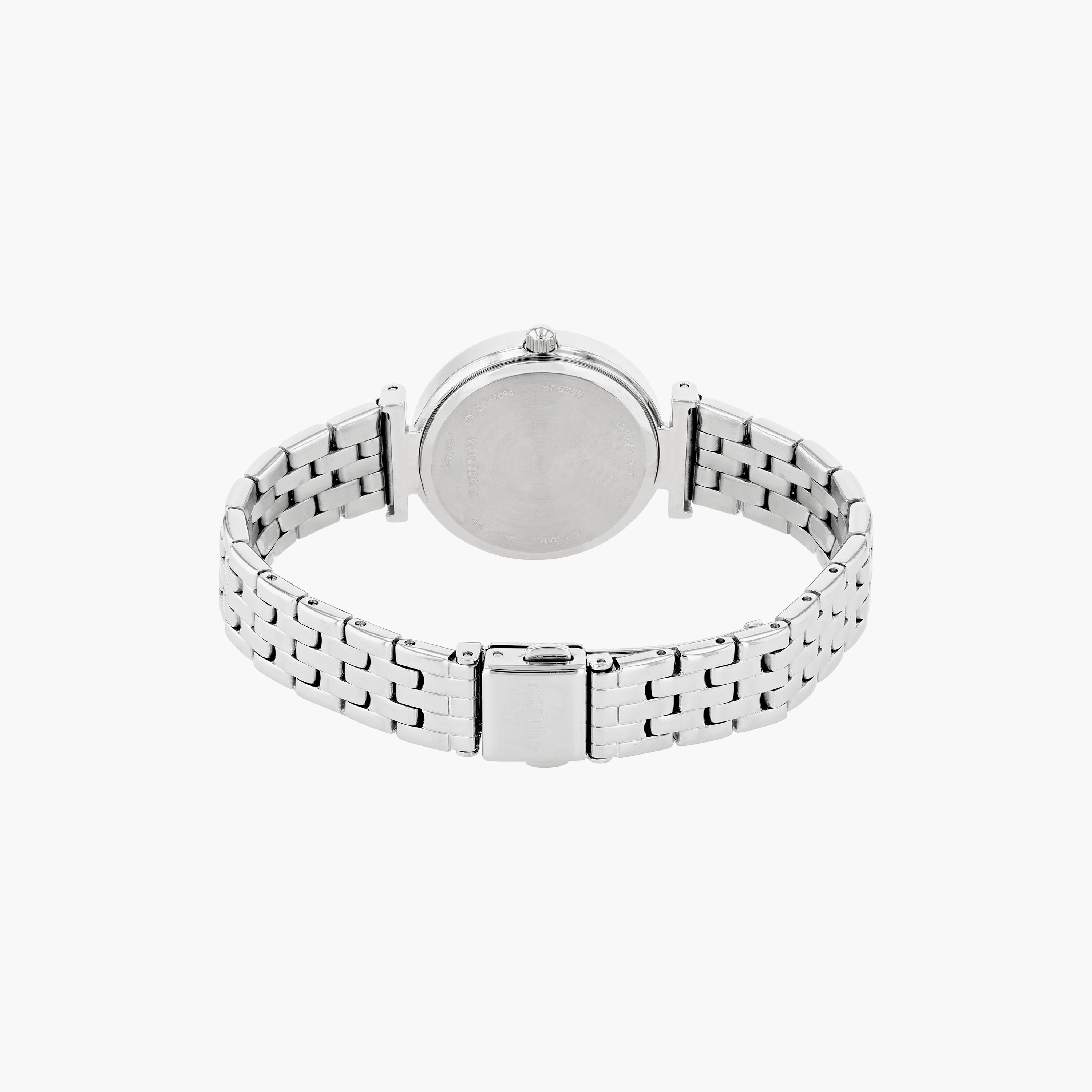ساعة سيتيزن ذو 30 ملم بلون فضي مع انالوج بسوار ستانلس ستيل | ER0211-52A-women-watchesandjewellery-watches-image-3