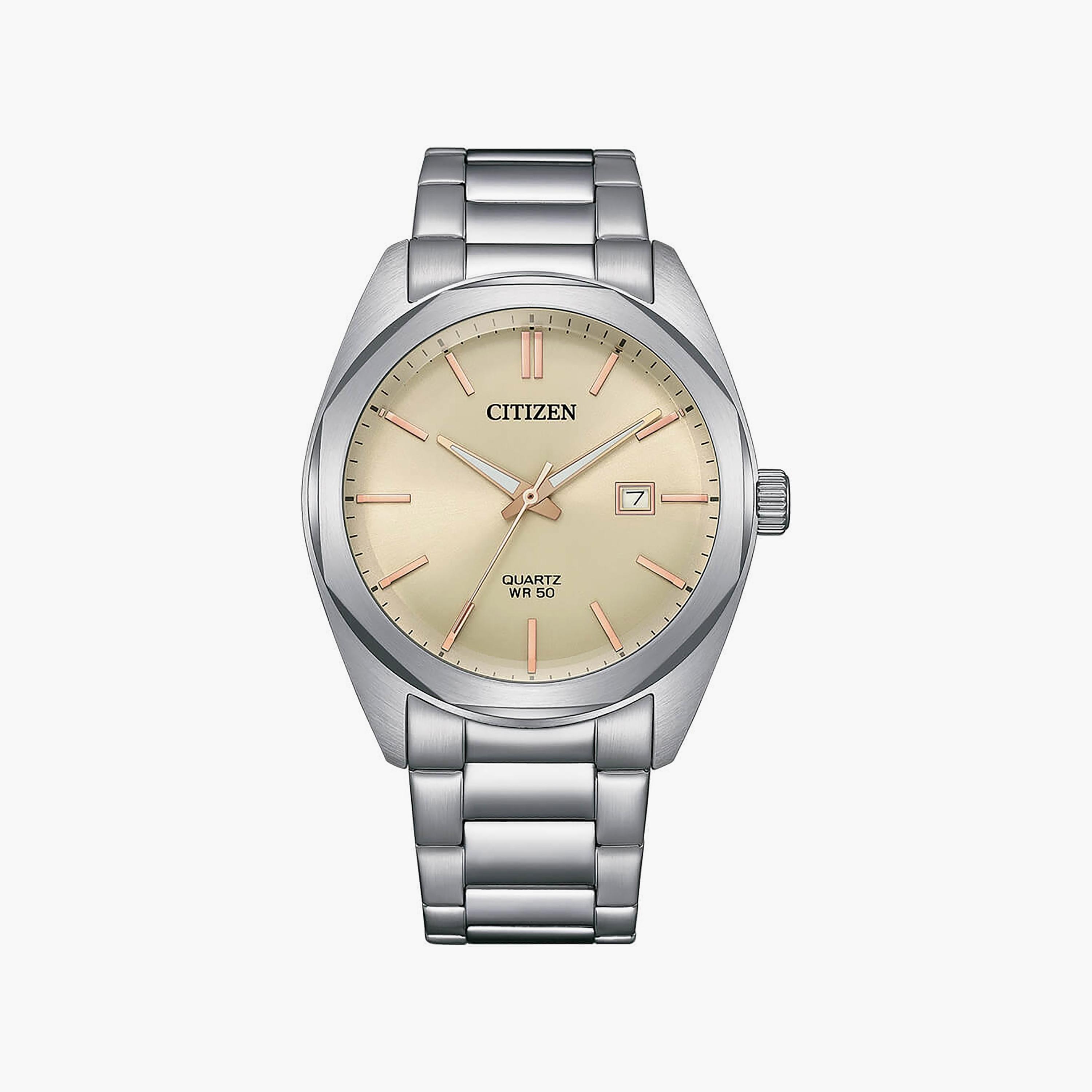 ساعة سيتيزن للرجال ذو 41 ملم بلون فضي مع انالوج بسوار ستانلس ستيل | BI5110-54B-men-watchesandjewellery-watches-image-1