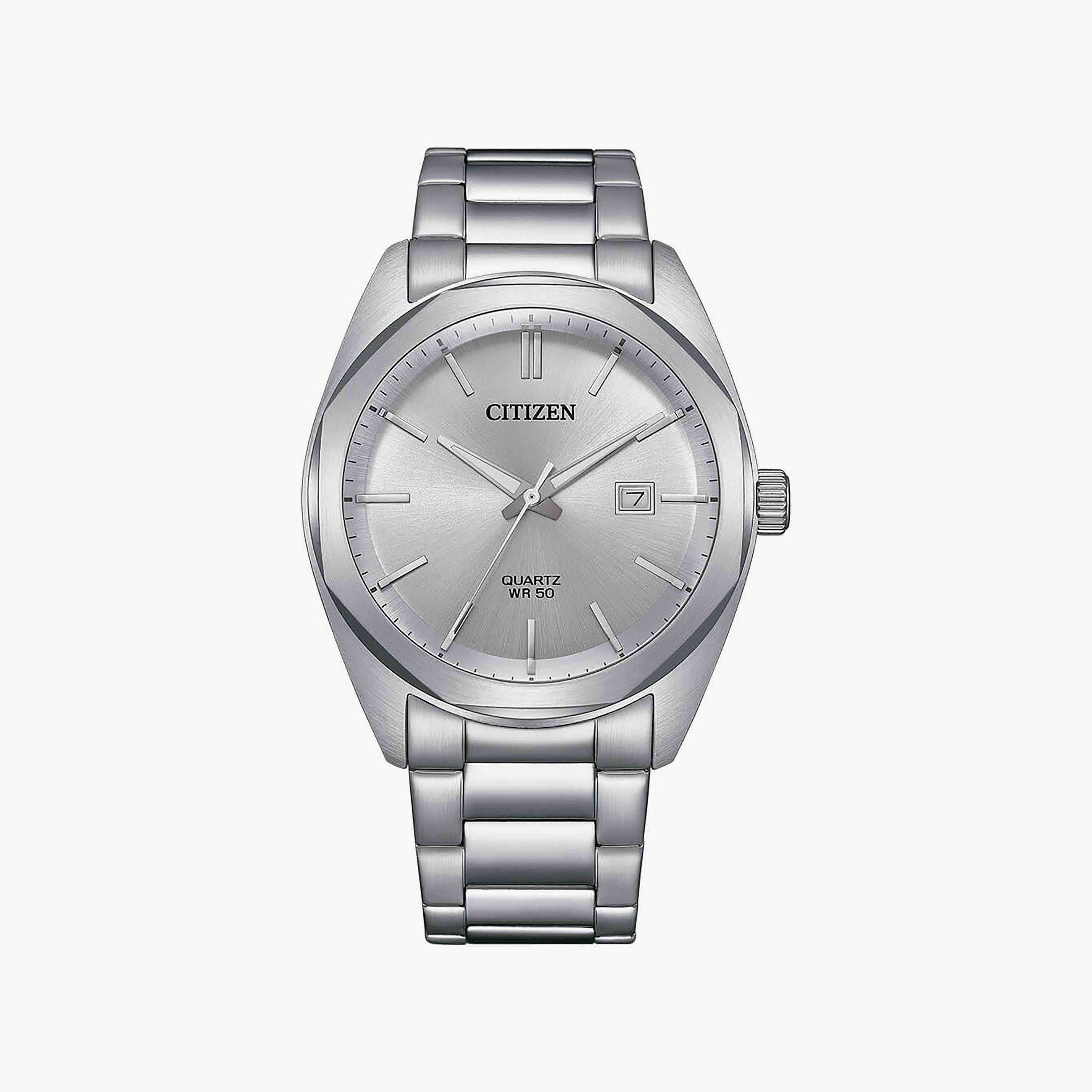 ساعة سيتيزن للرجال ذو 41 ملم بلون فضي مع انالوج بسوار ستانلس ستيل | BI5110-54A-men-watchesandjewellery-watches-image-1
