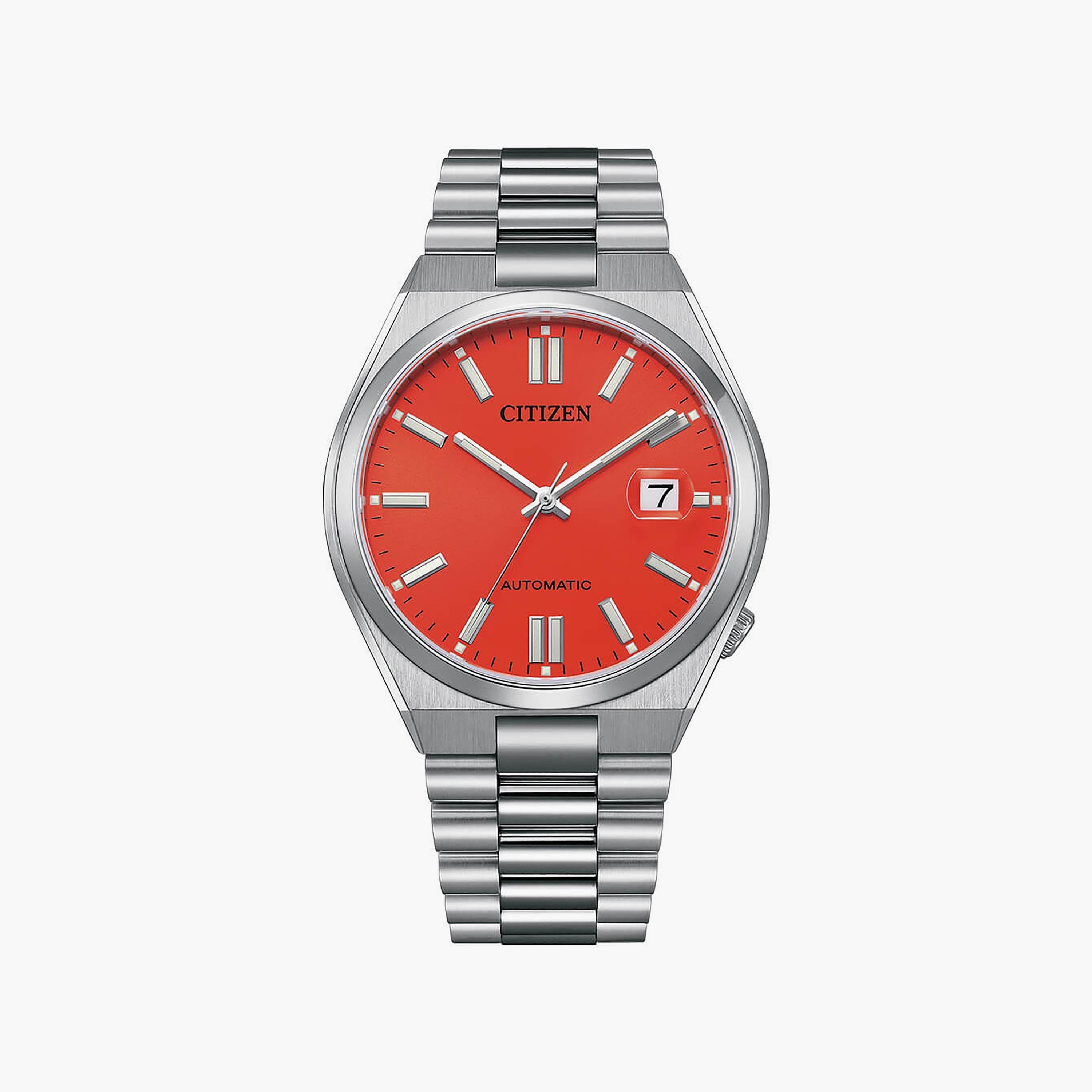 Citizen Men's 40 MM Silver Automatic Stainless Steel Strap Watch | NJ0158-89W-men-watchesandjewellery-watches-image-1
