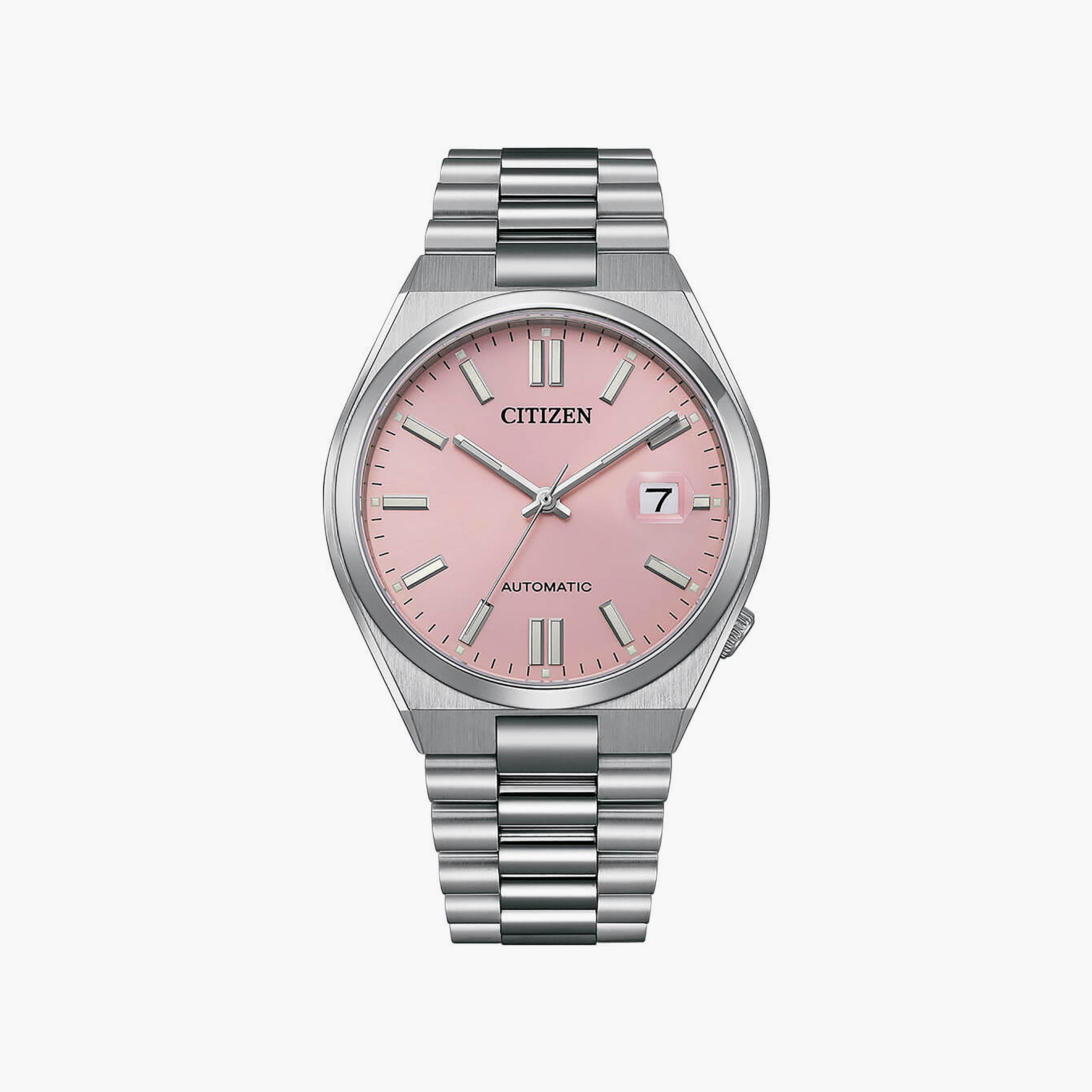 Citizen Men's 40 MM Silver Automatic Stainless Steel Strap Watch | NJ0158-89X-men-watchesandjewellery-watches-image-1