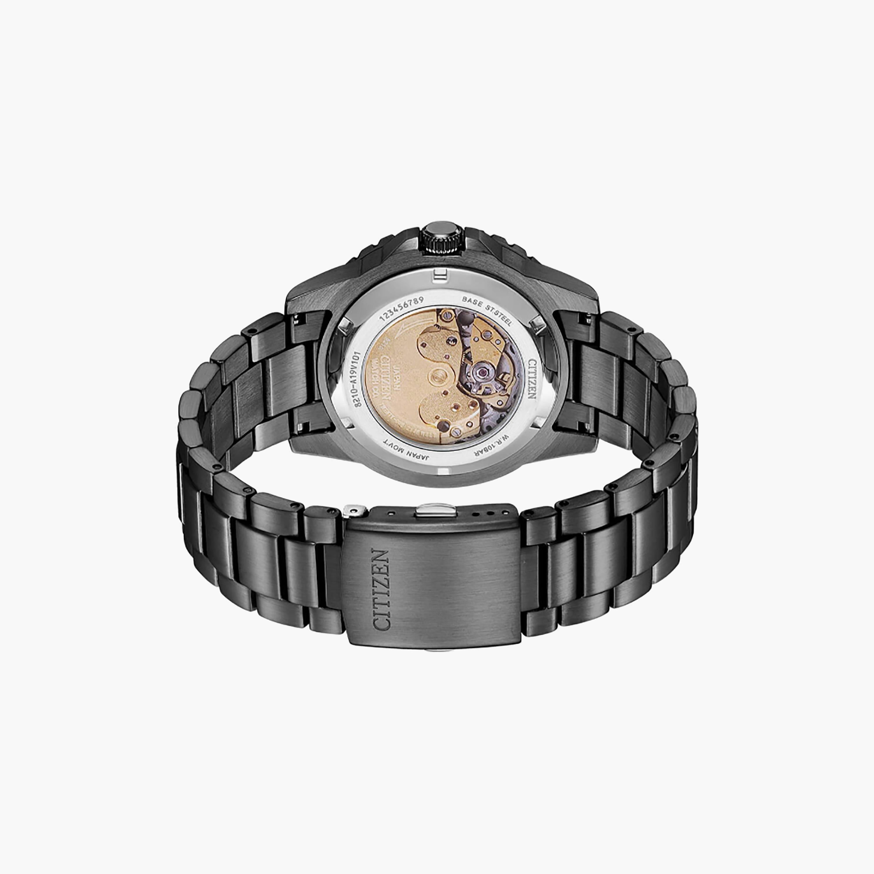 Citizen Men's 43 MM Grey Automatic Stainless Steel Strap Watch | NJ0177-84X-men-watchesandjewellery-watches-image-3
