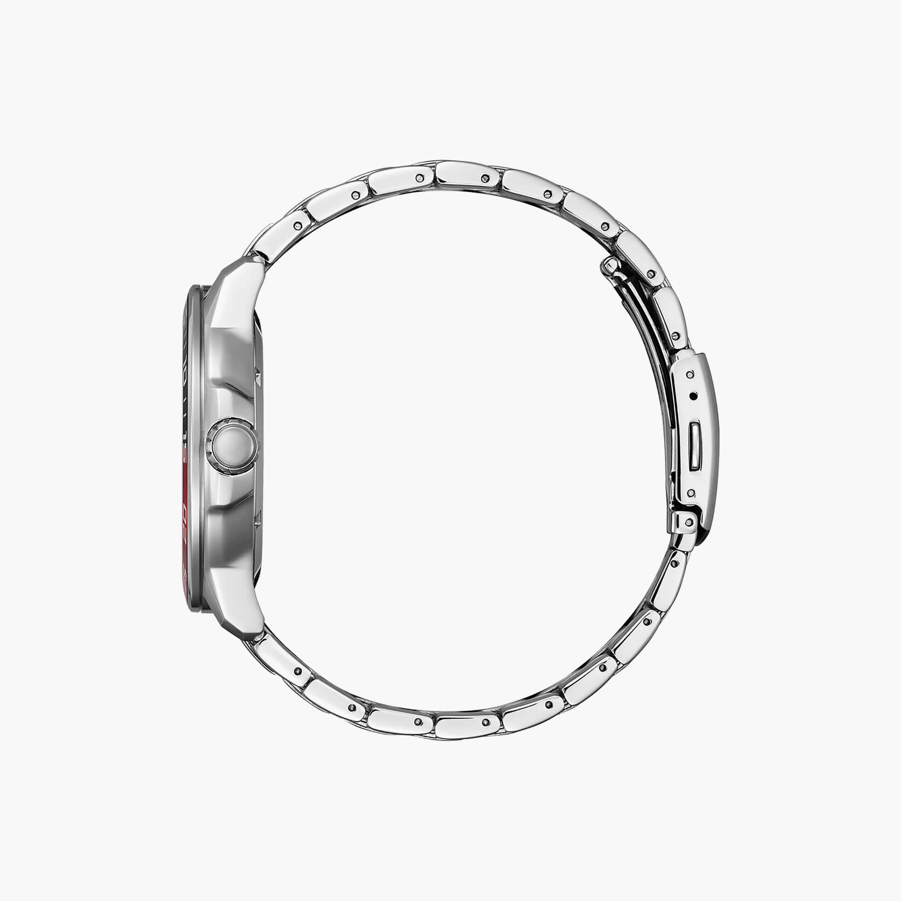Citizen Eco-Drive Men's 47 MM Silver Analog Stainless Steel Strap Watch | AW1527-86E-men-watchesandjewellery-watches-image-2