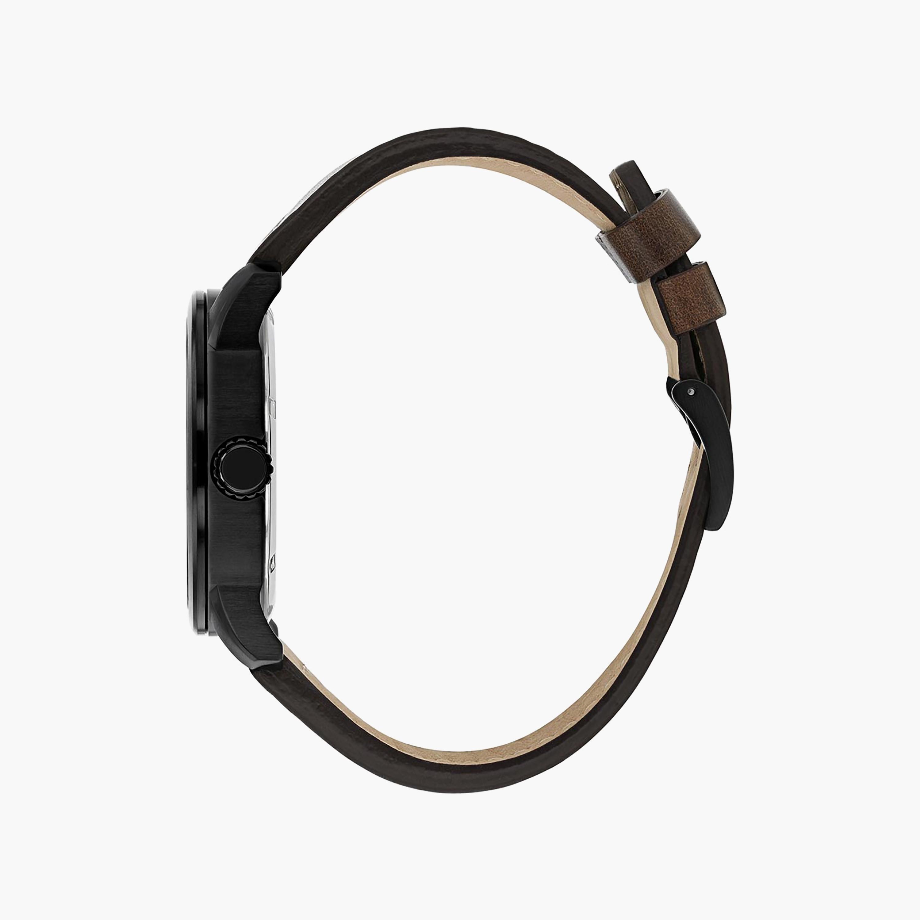 ساعة سيتيزن ايكو درايف للرجال ذو 42 ملم مع انالوج بسوار جلدي بني | BM8478-01L-men-watchesandjewellery-watches-image-2