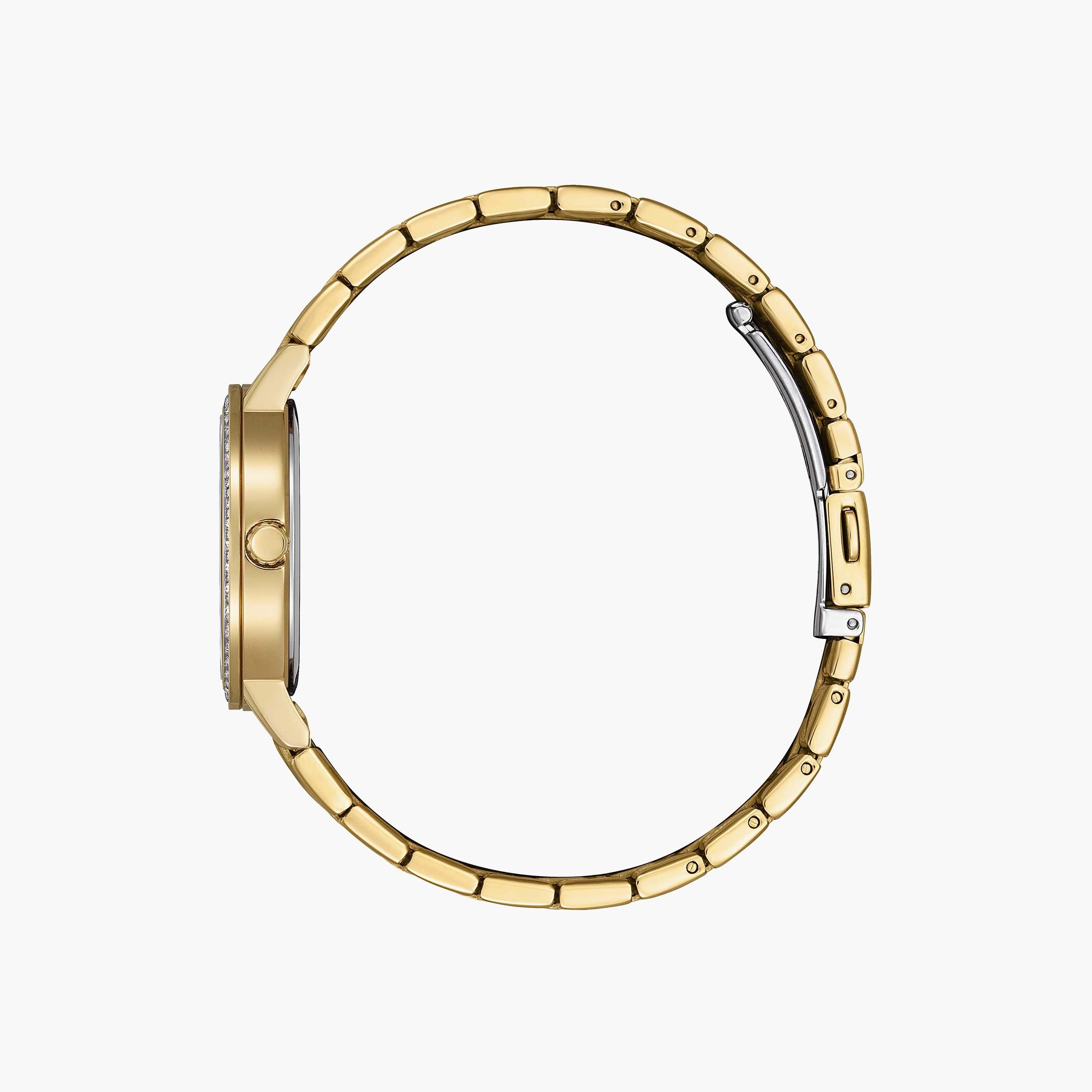 Citizen 31 MM Gold Analog Stainless Steel Strap Watch | EL3103-57D-women-watchesandjewellery-watches-image-2