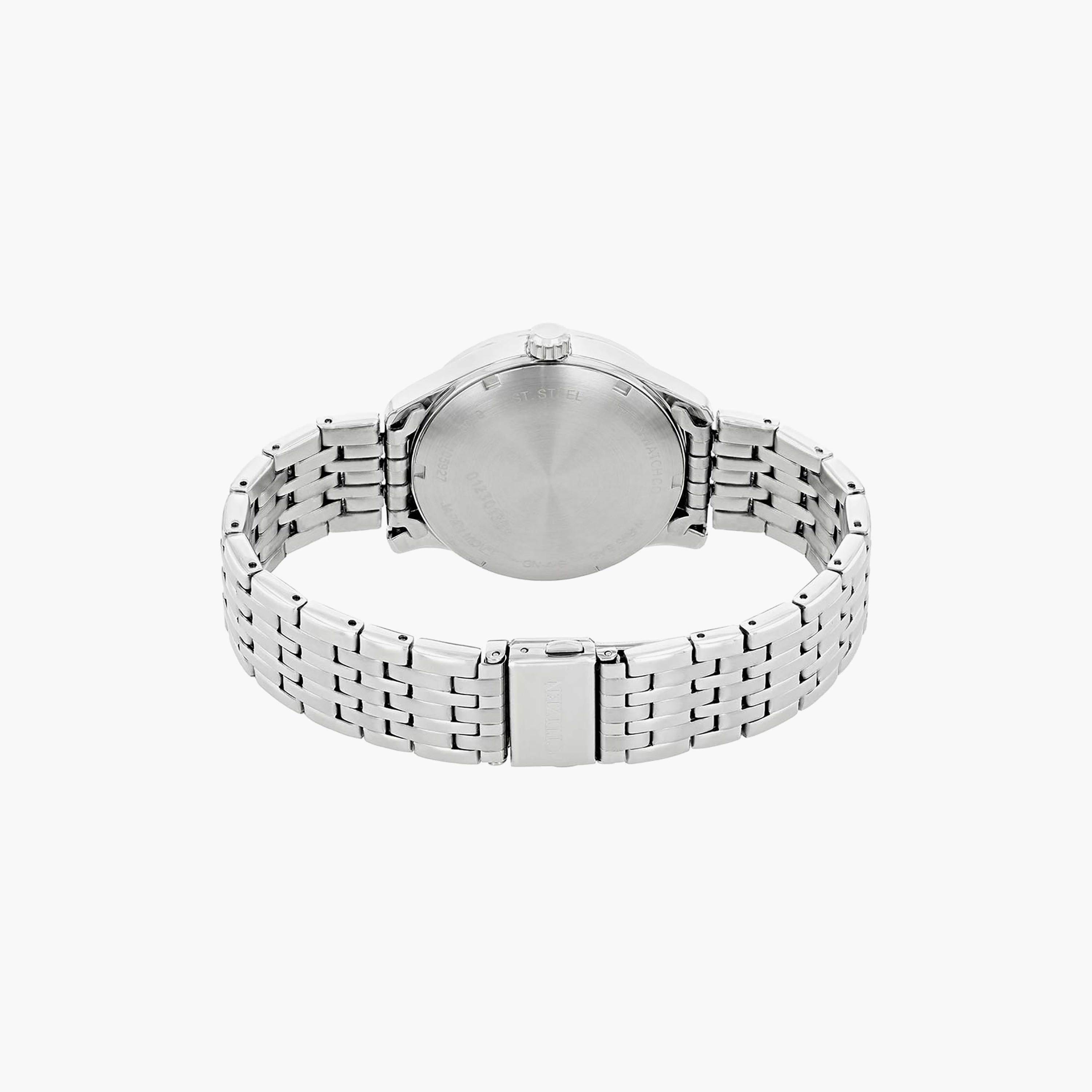 ساعة سيتيزن للرجال ذو 40 ملم بلون فضي مع انالوج بسوار ستانلس ستيل | NH8350-59E-men-watchesandjewellery-watches-image-3