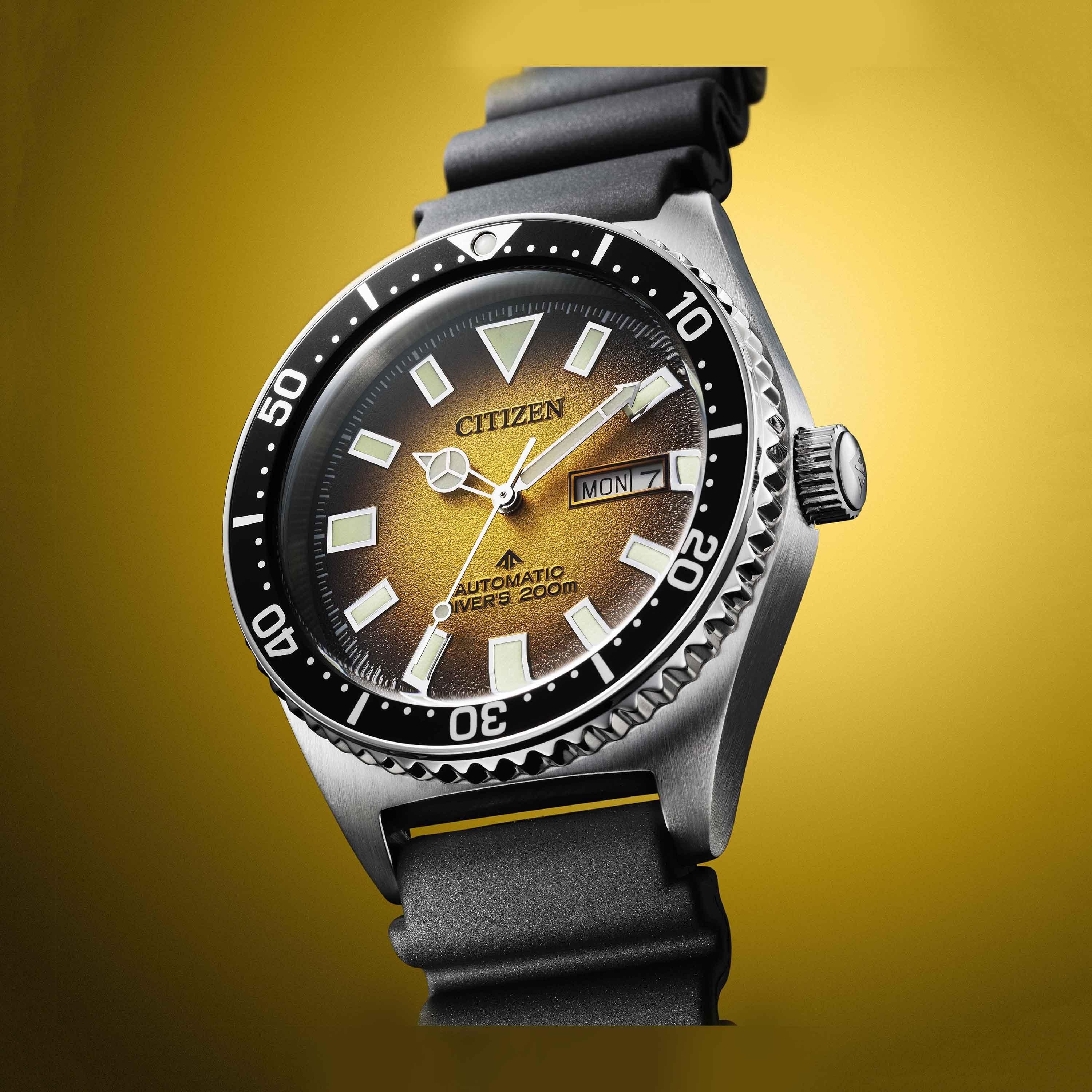 Citizen Promaster Men's 41 MM Black Automatic Silicone Strap Watch | NY0120-01X-men-watchesandjewellery-watches-image-4