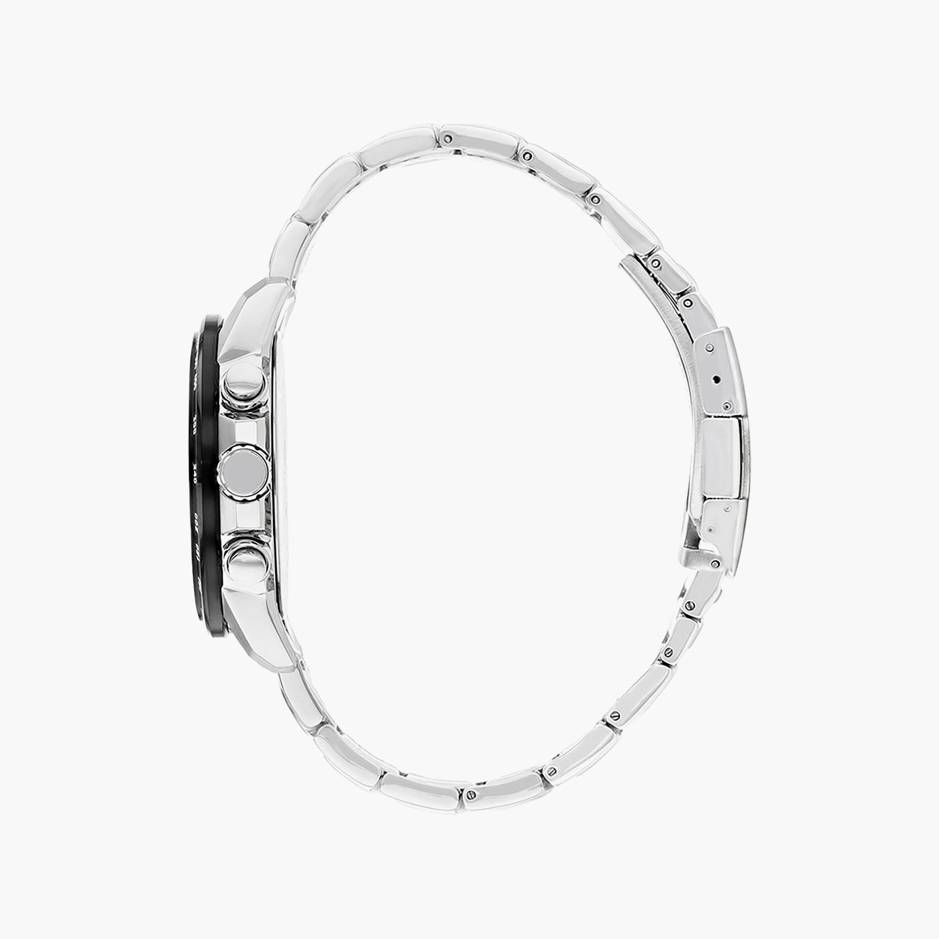 Citizen Eco-Drive Men's 43 MM Silver Chronograph Stainless Steel Strap Watch | AT8124-83E-men-watchesandjewellery-watches-image-2
