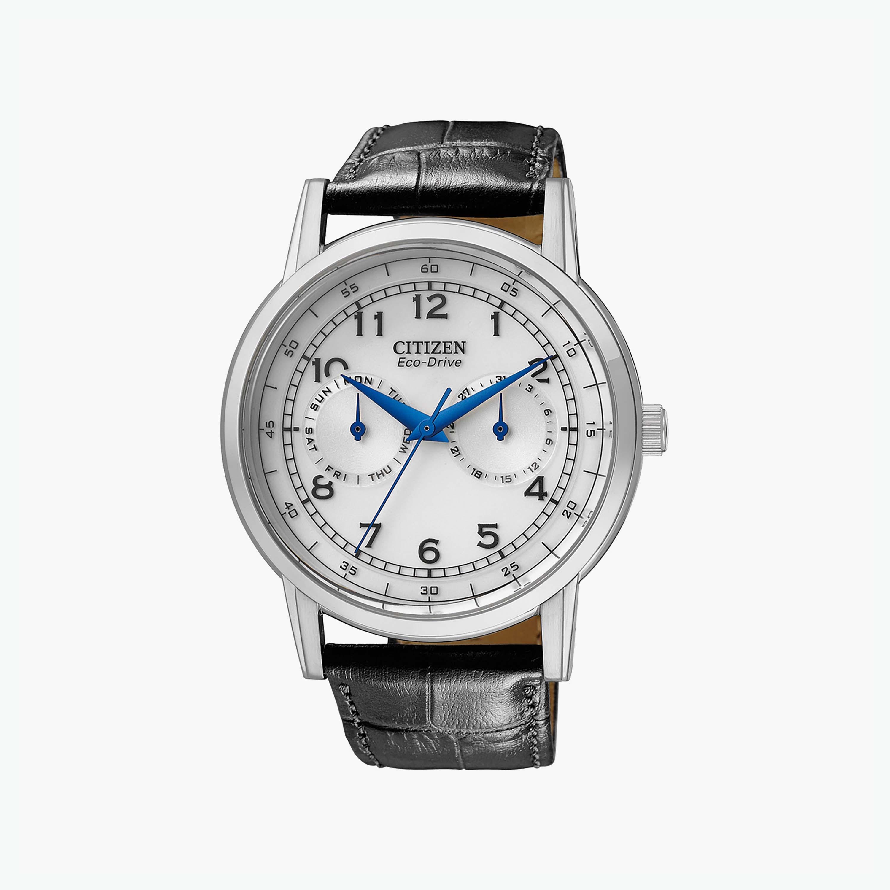 ساعة سيتيزن ايكو درايف للرجال ذو 42 ملم مع انالوج بسوار جلدي بني | AO9000-06B-men-watchesandjewellery-watches-image-1